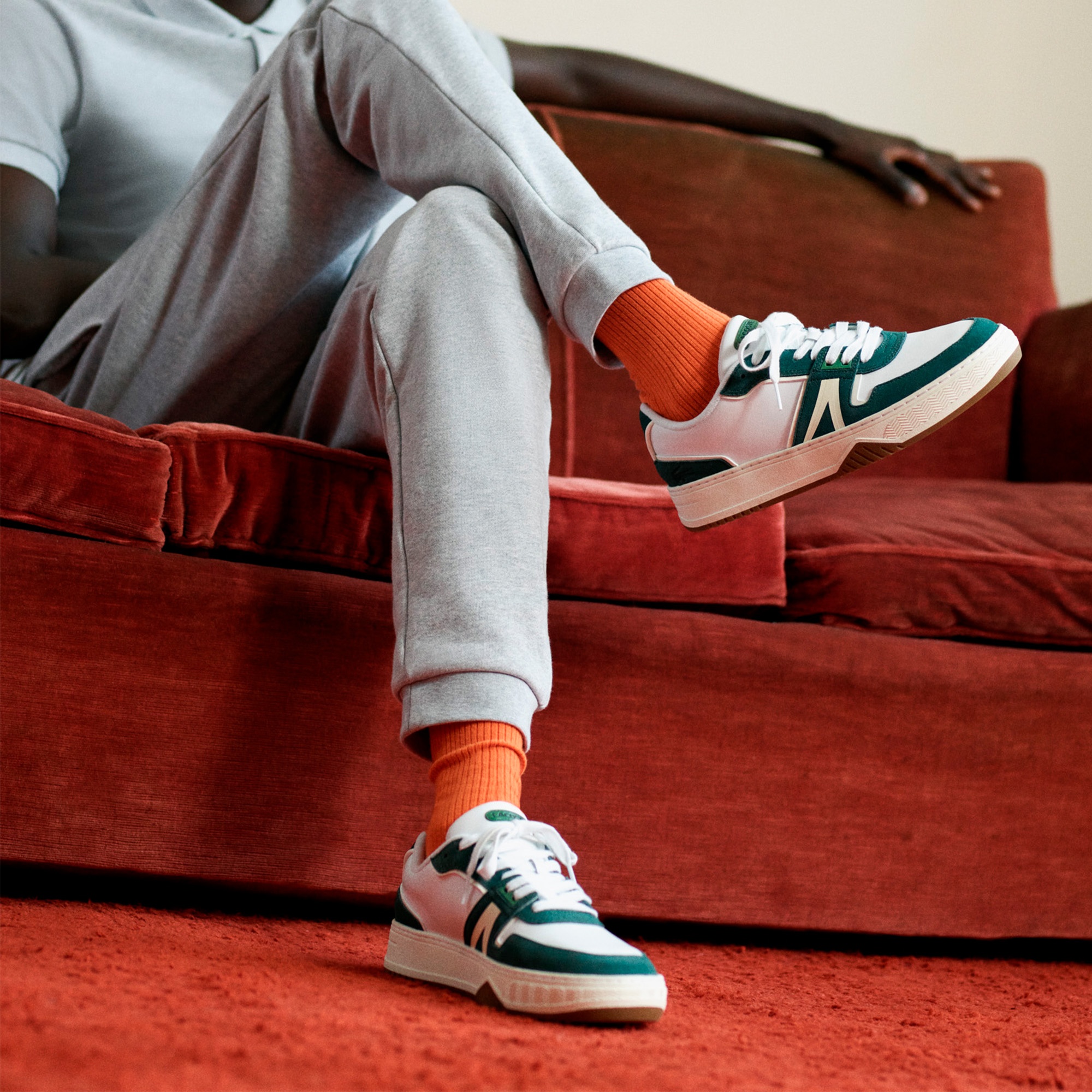 Lacoste L001 Erkek Beyaz Sneaker