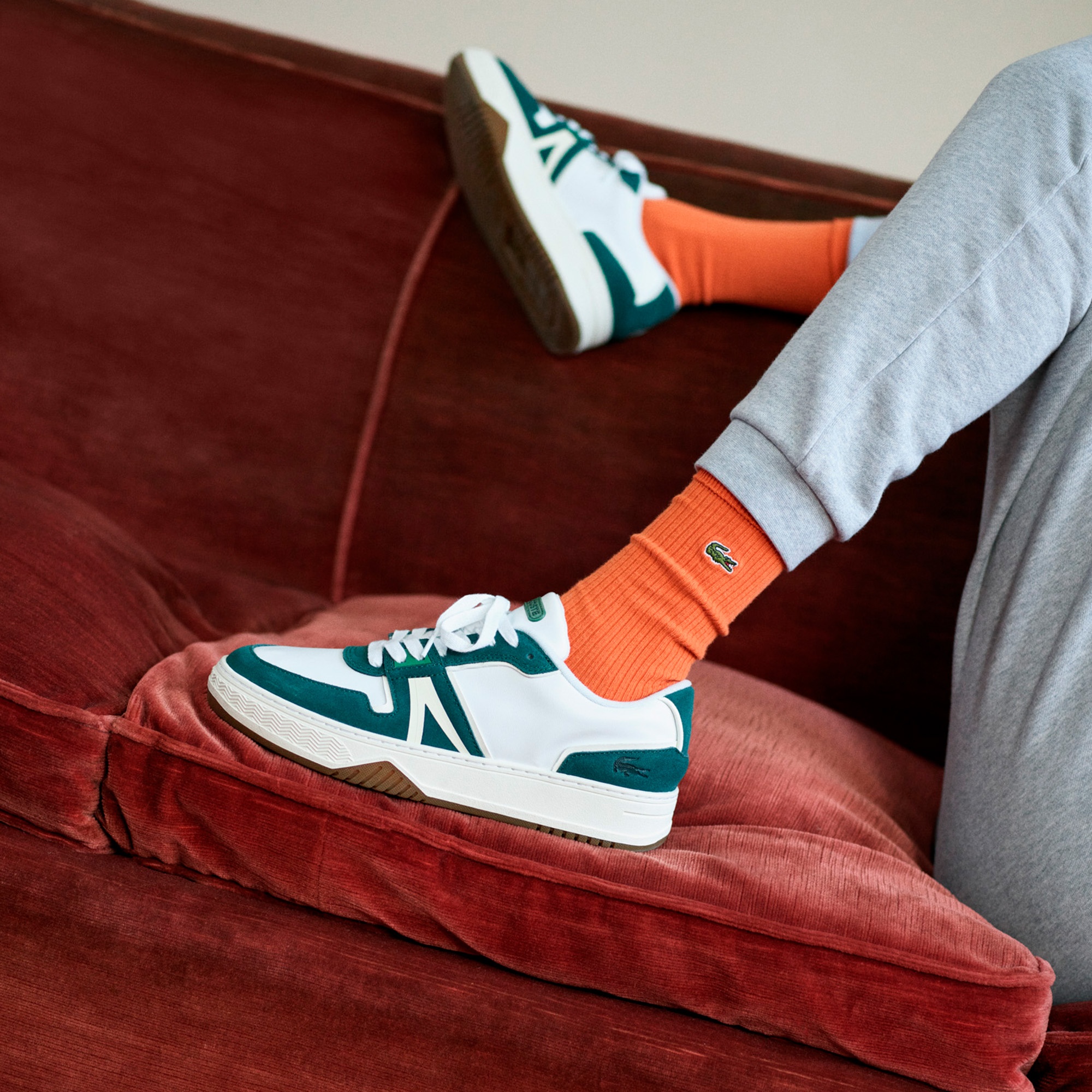 Lacoste L001 Erkek Beyaz Sneaker