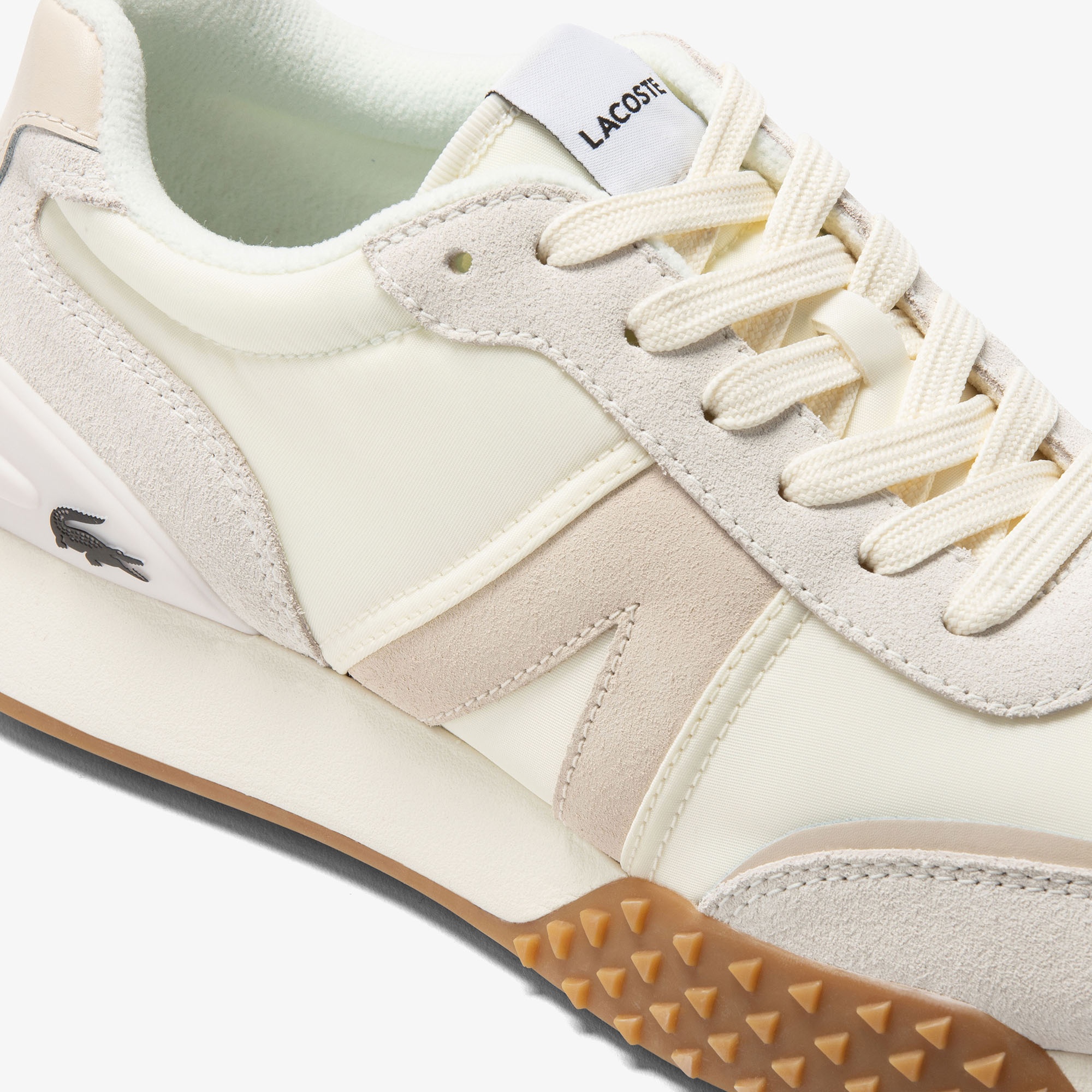 Lacoste L-Spin Deluxe Erkek Bej Sneaker
