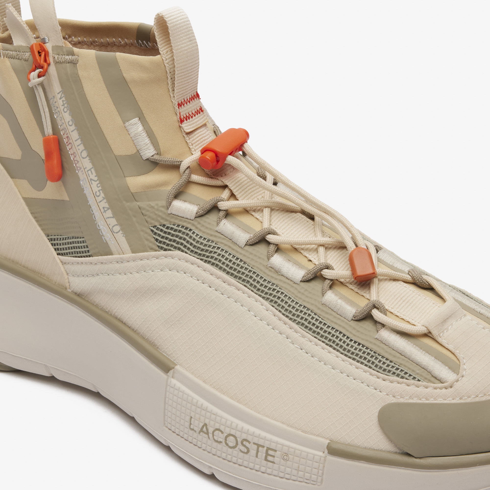 Lacoste Erkek Audyssor Lite Sock Bej Sneaker 746SMA0120.WN8 | Lacoste