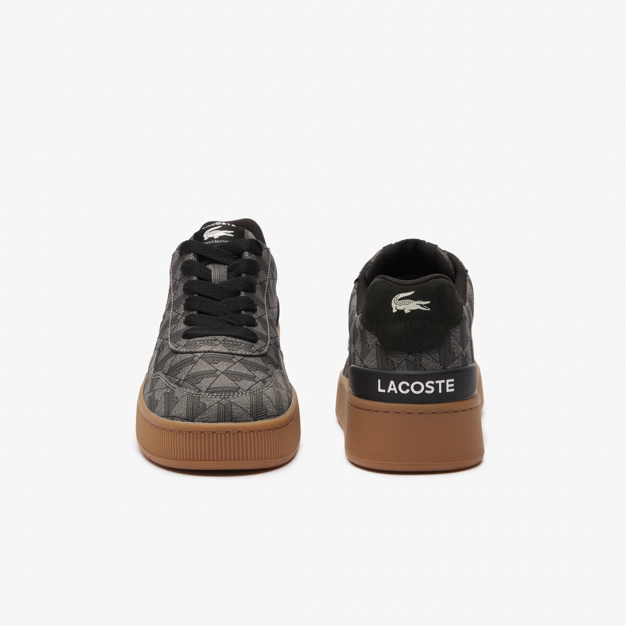 Lacoste Erkek Ace Clip Monogram Kahverengi Sneaker 746SMA0103-421