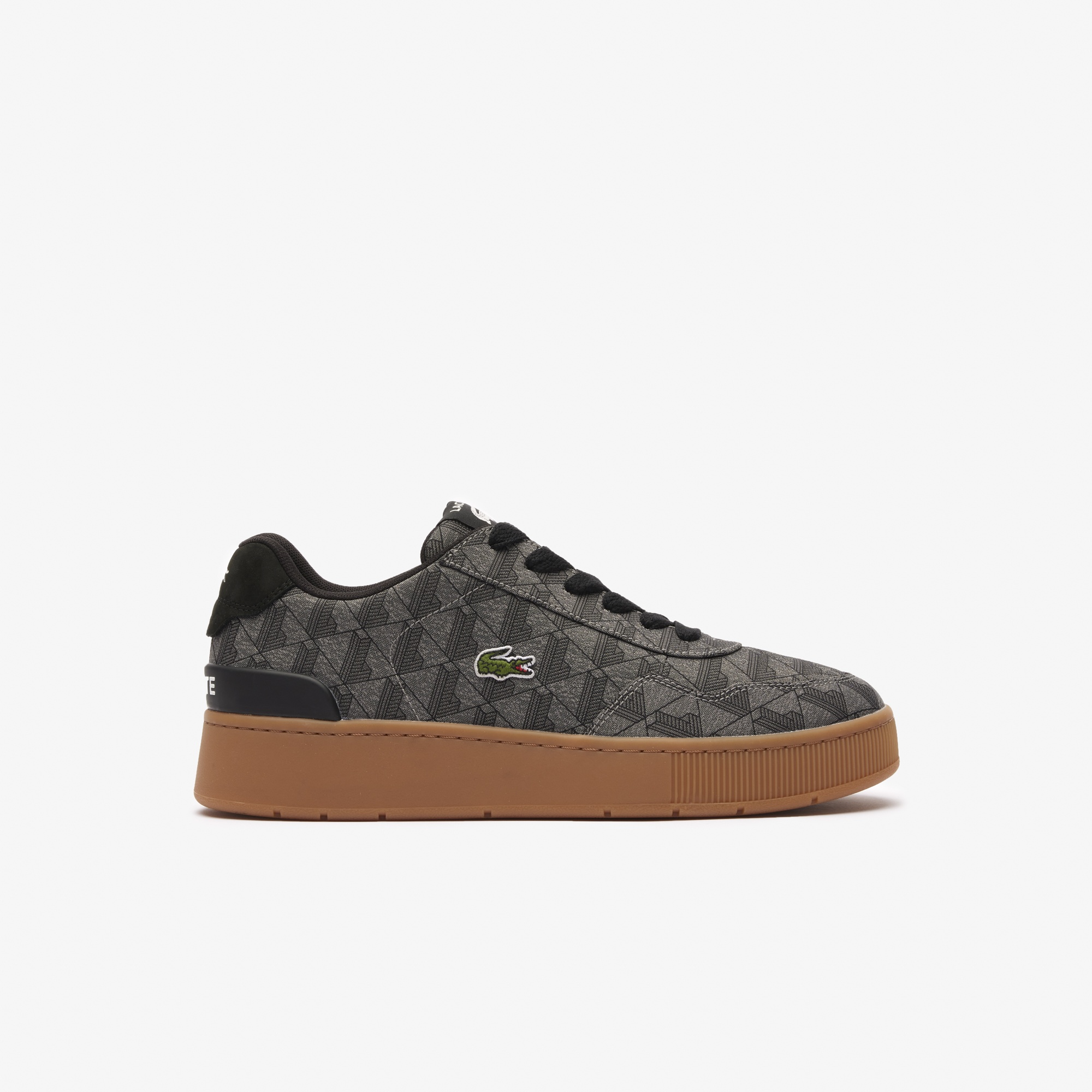 Lacoste Erkek Ace Clip Monogram Kahverengi Sneaker 746SMA0103-421