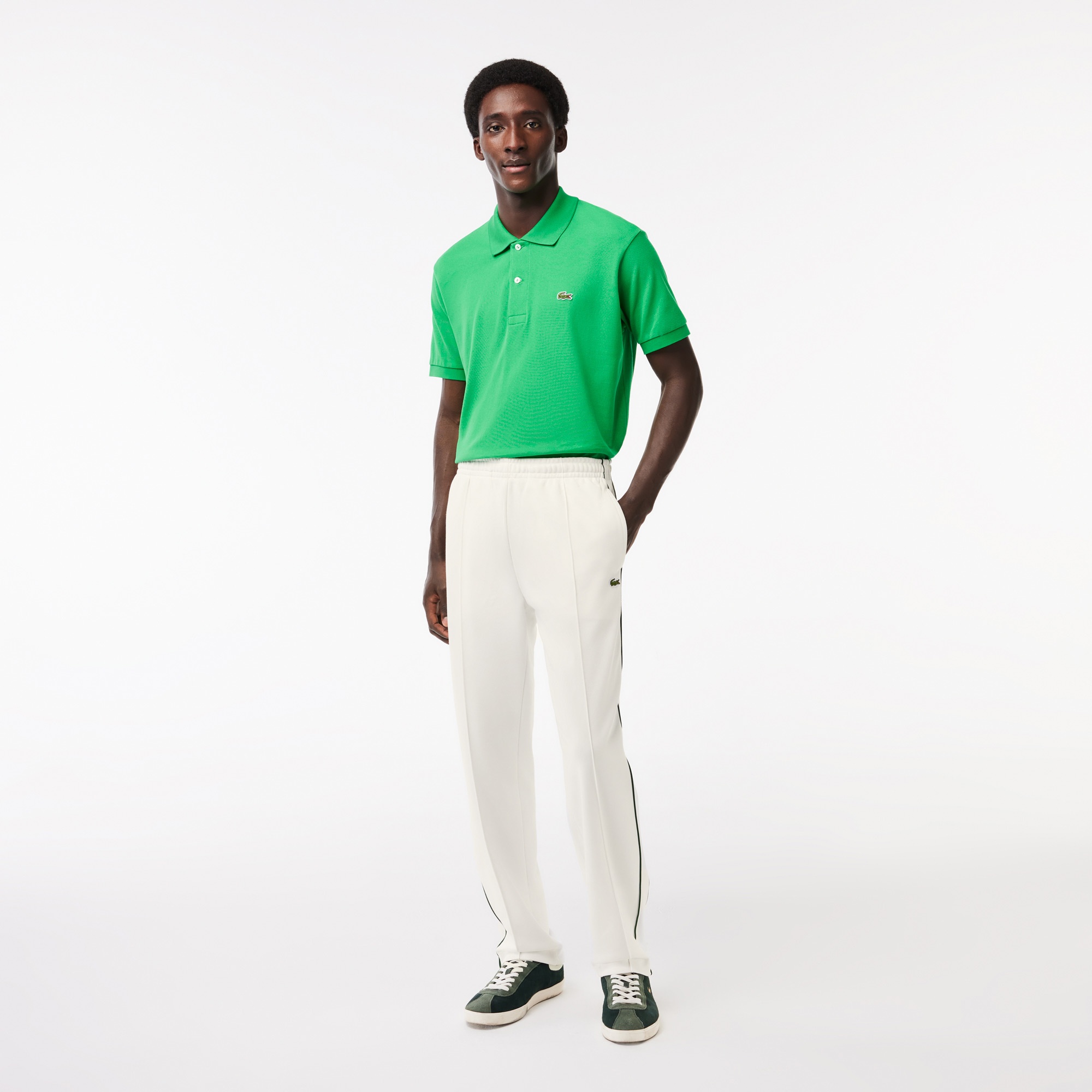 Lacoste Erkek Regular Fit Beyaz Eşofman Altı