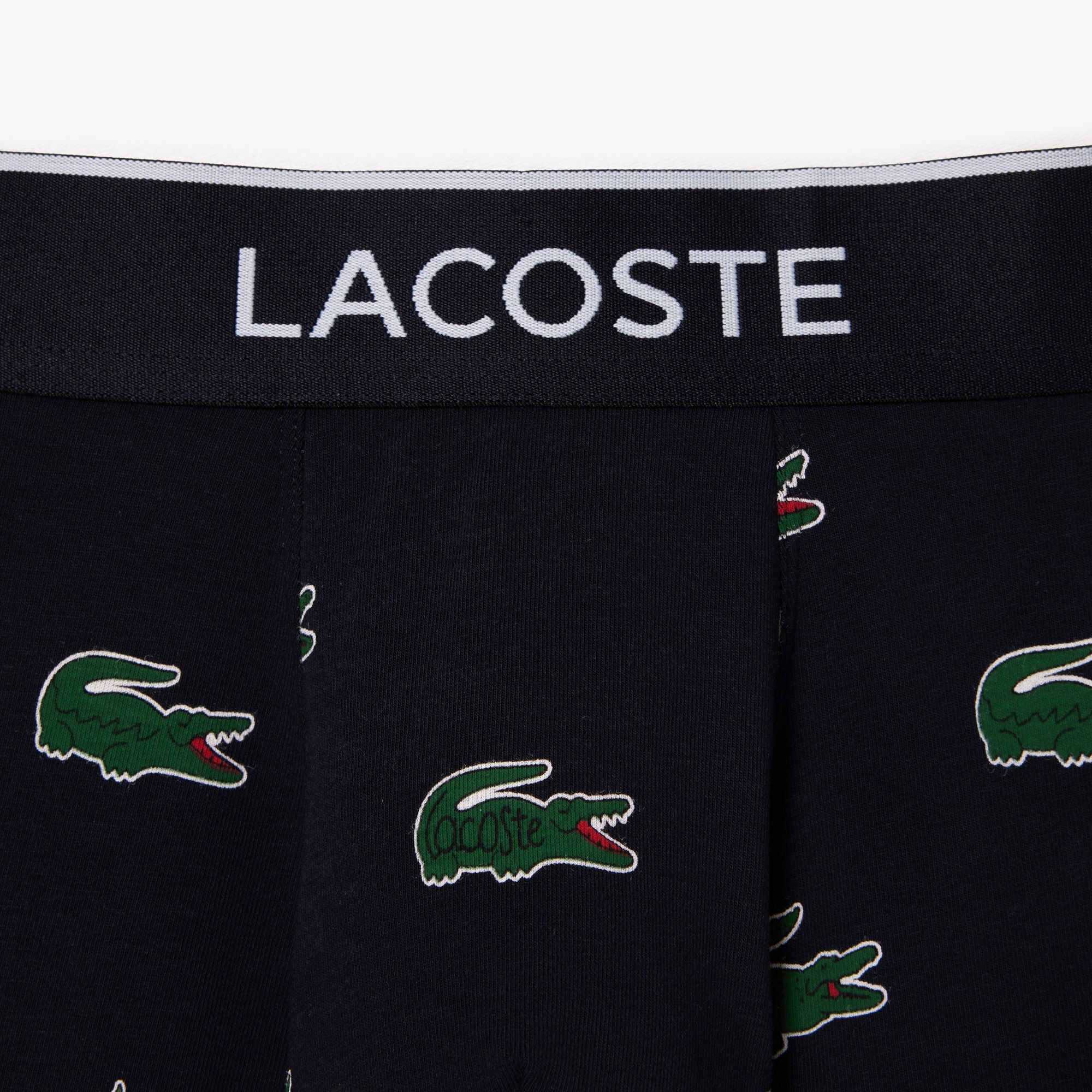 Lacoste Erkek Baskılı Renkli Boxer