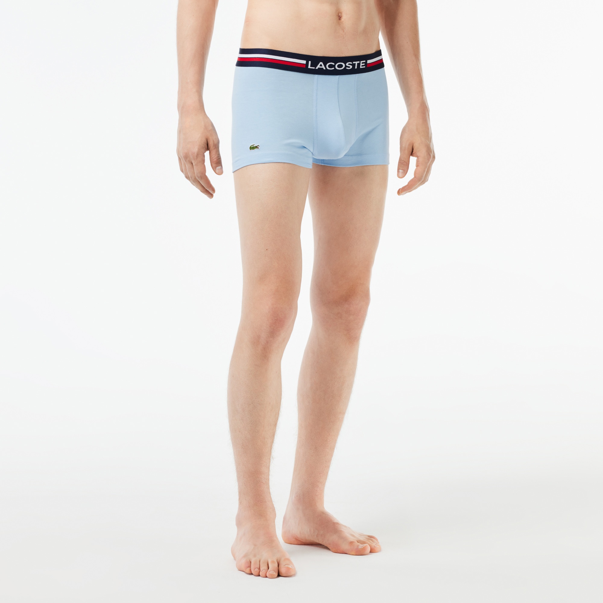 Lacoste Active Erkek Baskılı 3'lü Renkli Boxer