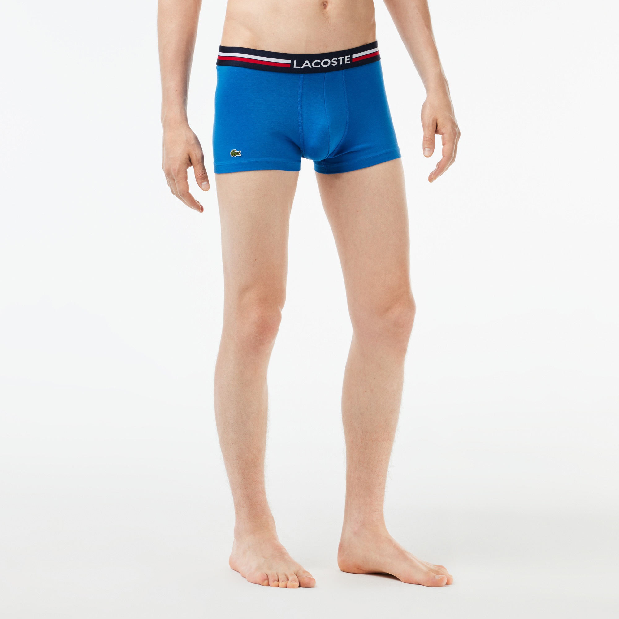 Lacoste Active Erkek Baskılı 3'lü Renkli Boxer