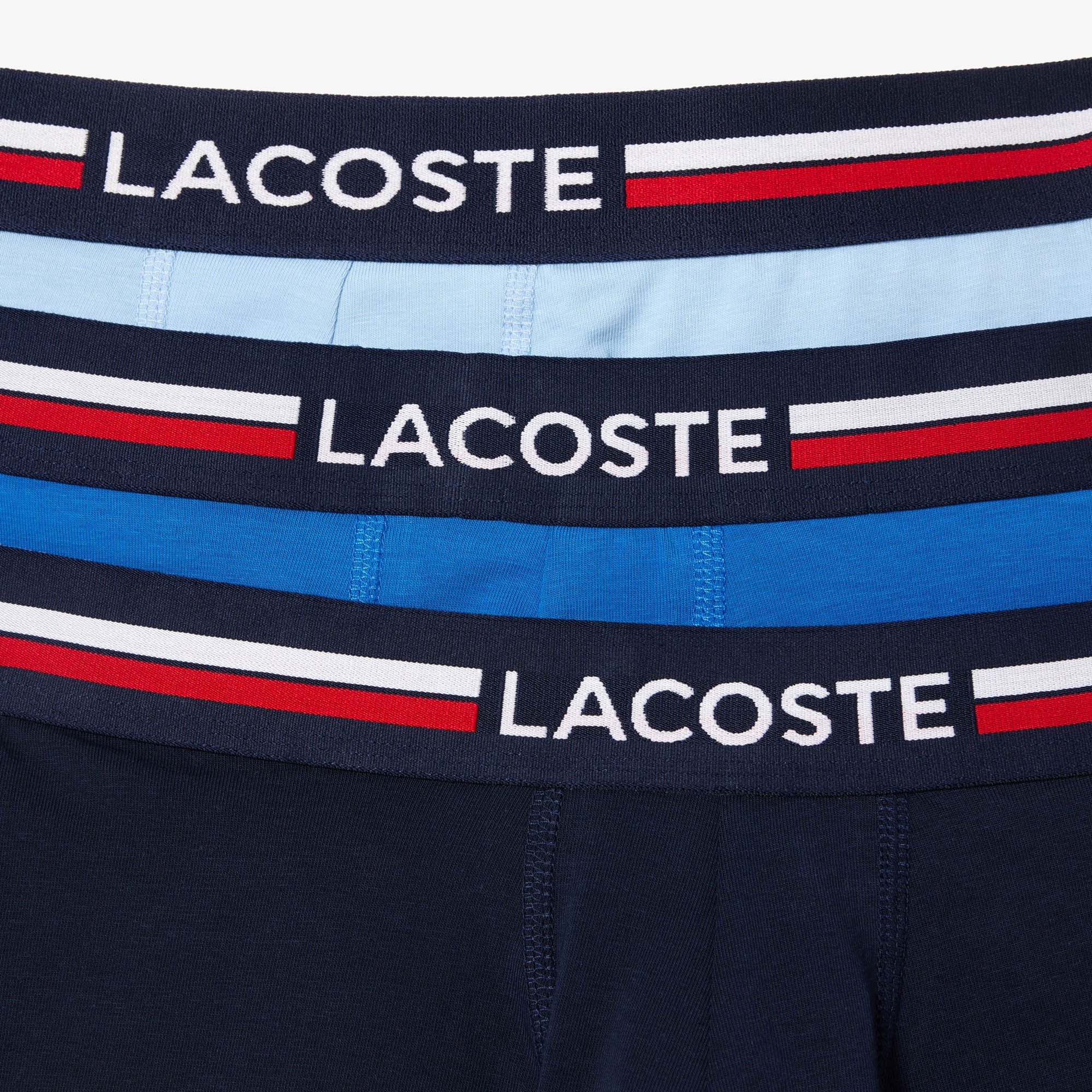 Lacoste Active Erkek Baskılı 3'lü Renkli Boxer