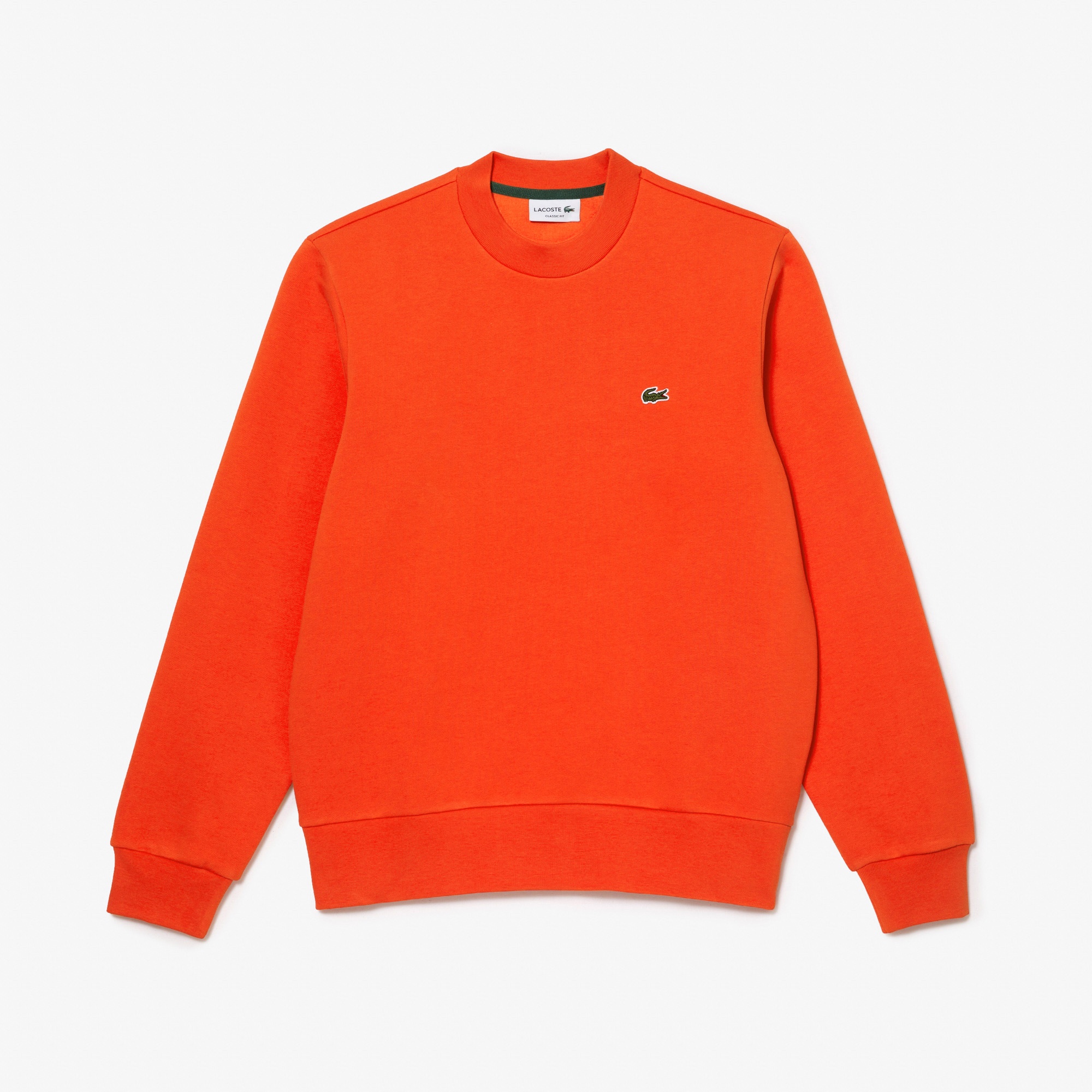 Lacoste Erkek Classic Fit Bisiklet Yaka Kırmızı Sweatshirt