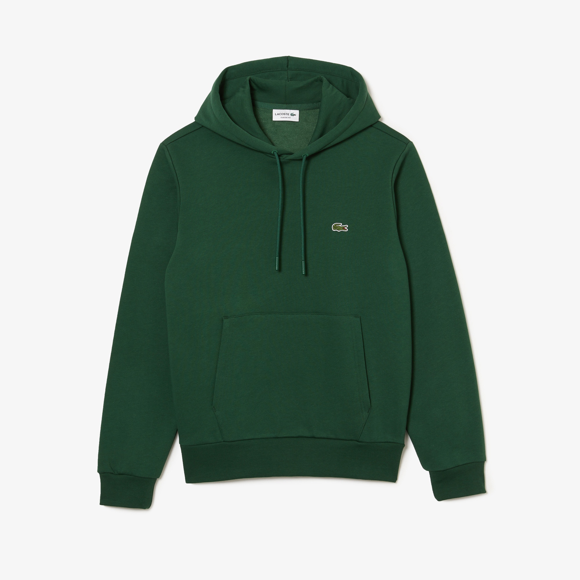 Lacoste Erkek Classic Fit Kapüşonlu Yeşil Sweatshirt