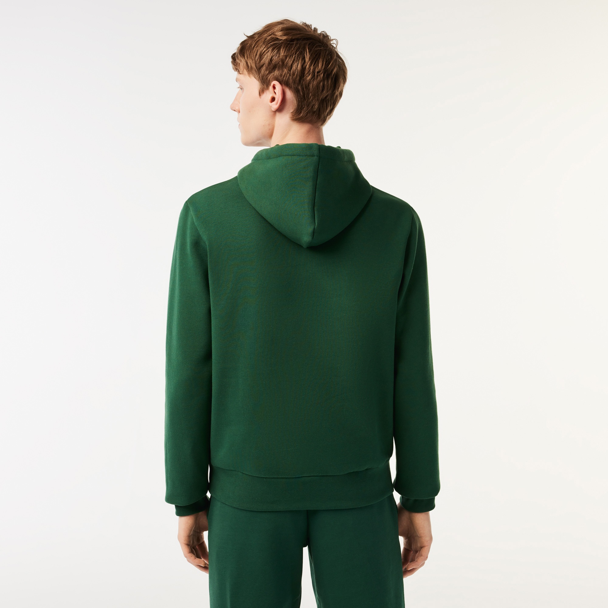 Lacoste Erkek Classic Fit Kapüşonlu Yeşil Sweatshirt