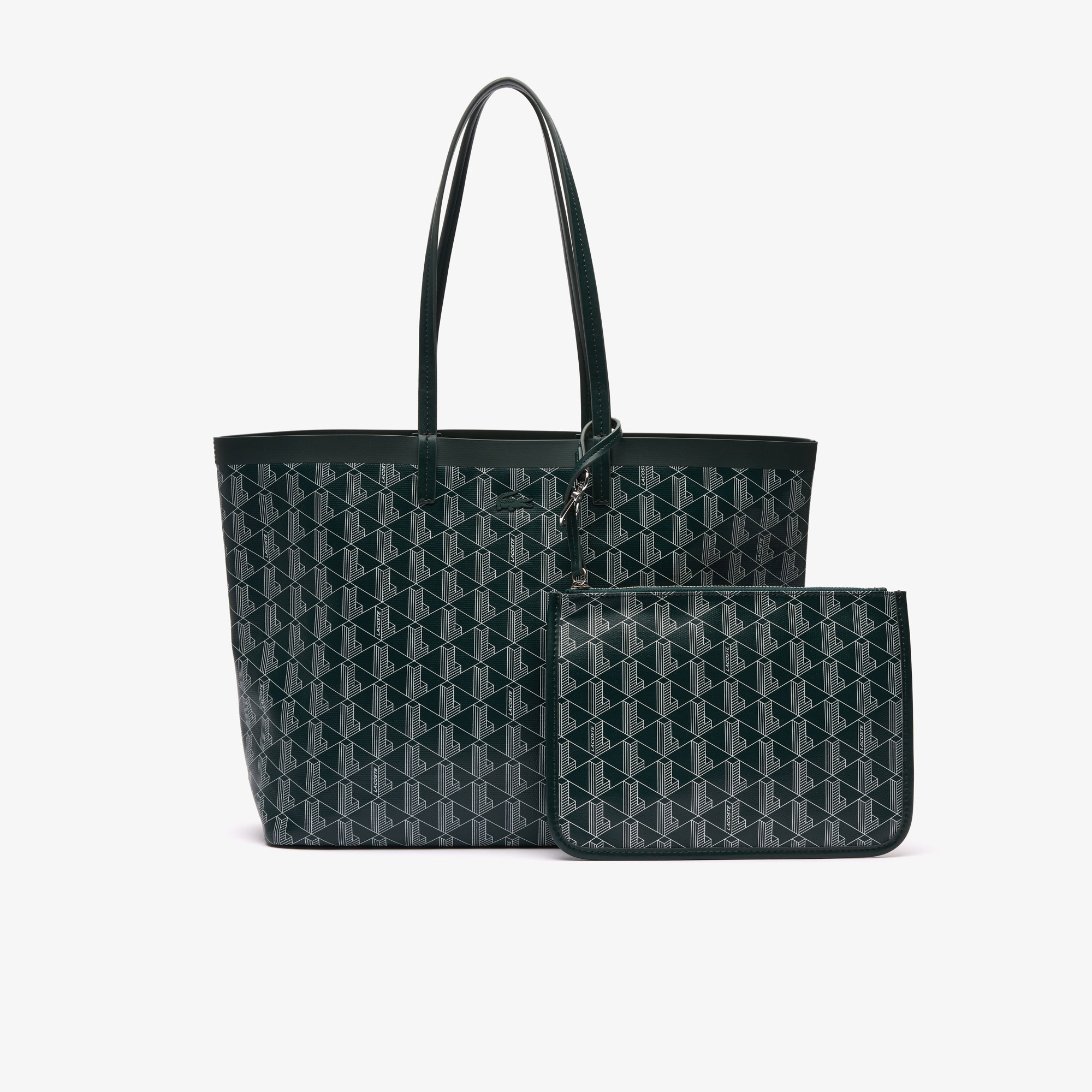 Lacoste Kadın Monogram Yeşil Omuz Çantası