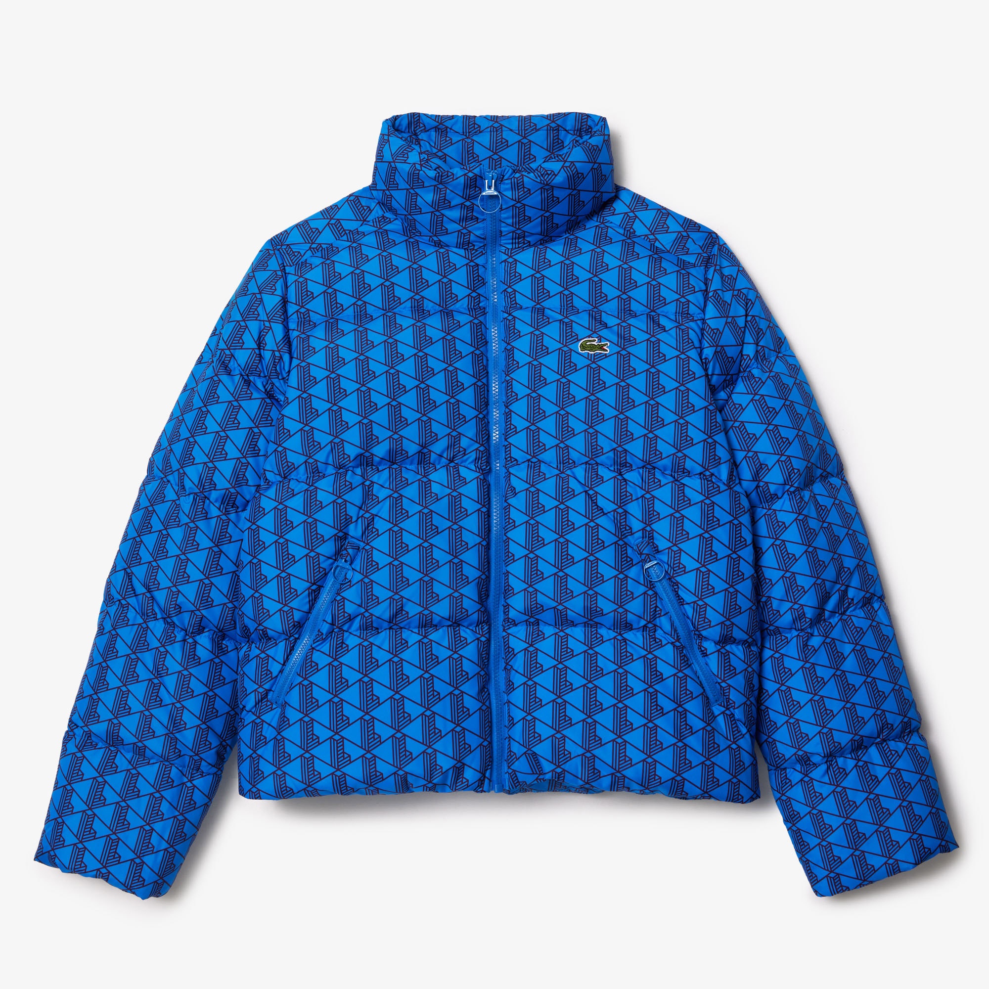 Lacoste Kadın Kapüşonlu Kapitone Renkli Mont