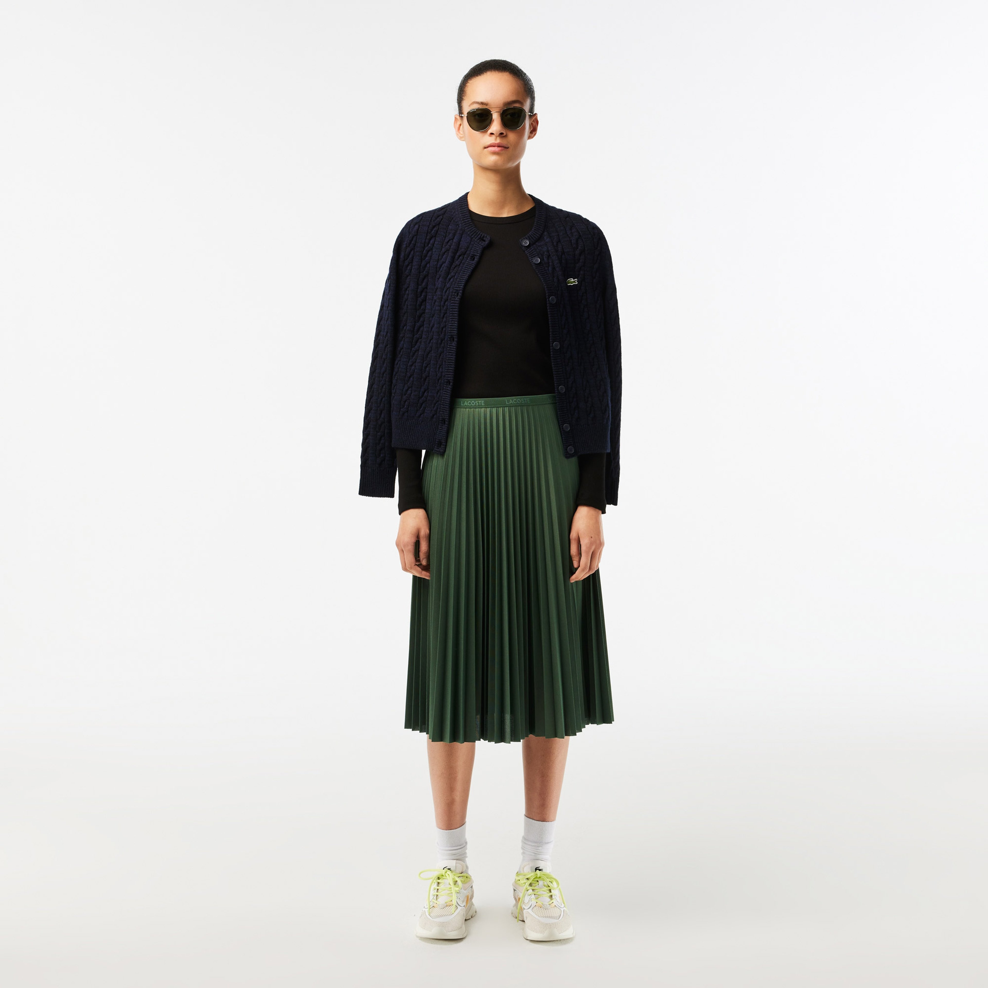 Kadın Slim Fit Uzun Kollu Bisiklet Yaka Siyah T-Shirt