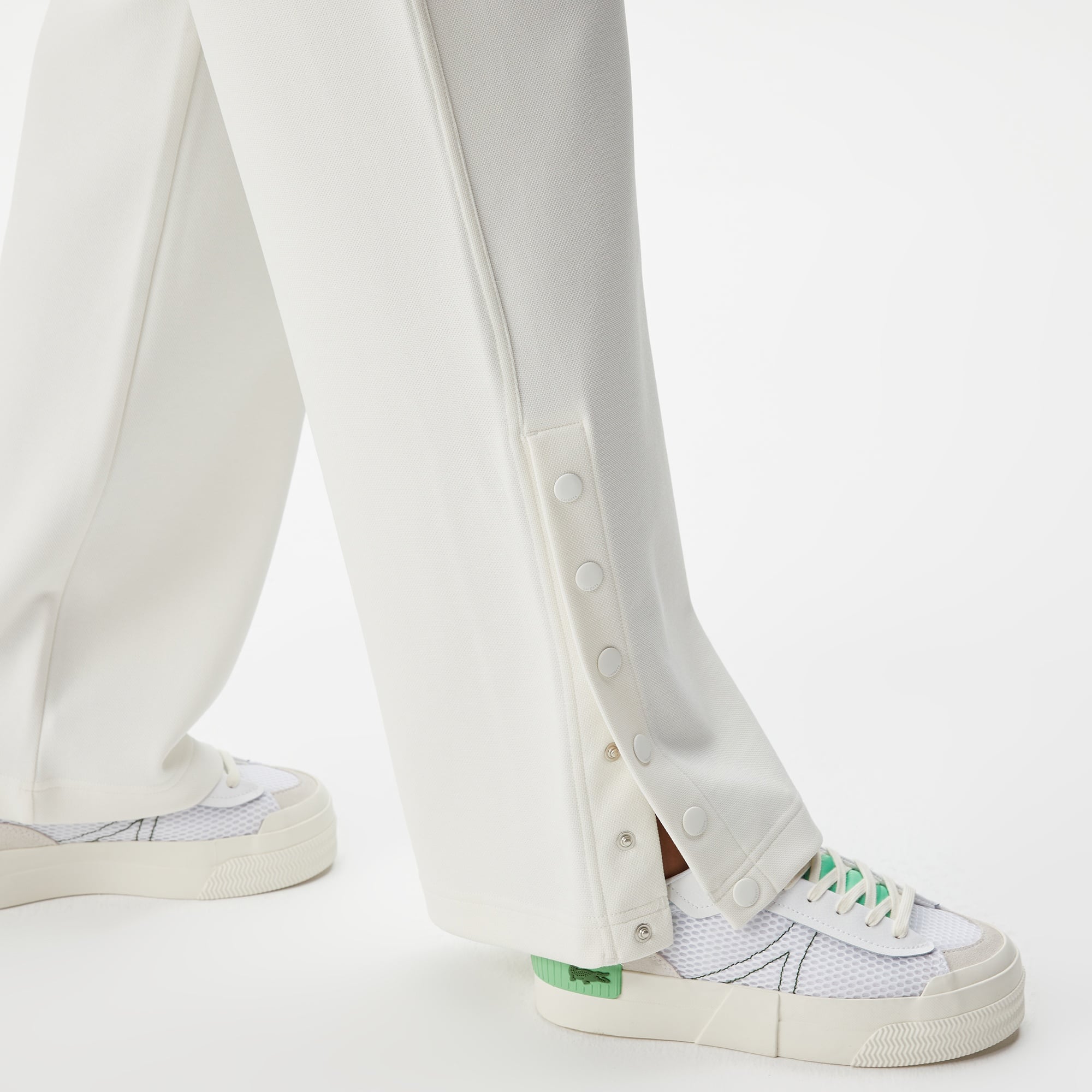 Lacoste Kadın Straight Fit Beyaz Eşofman Altı