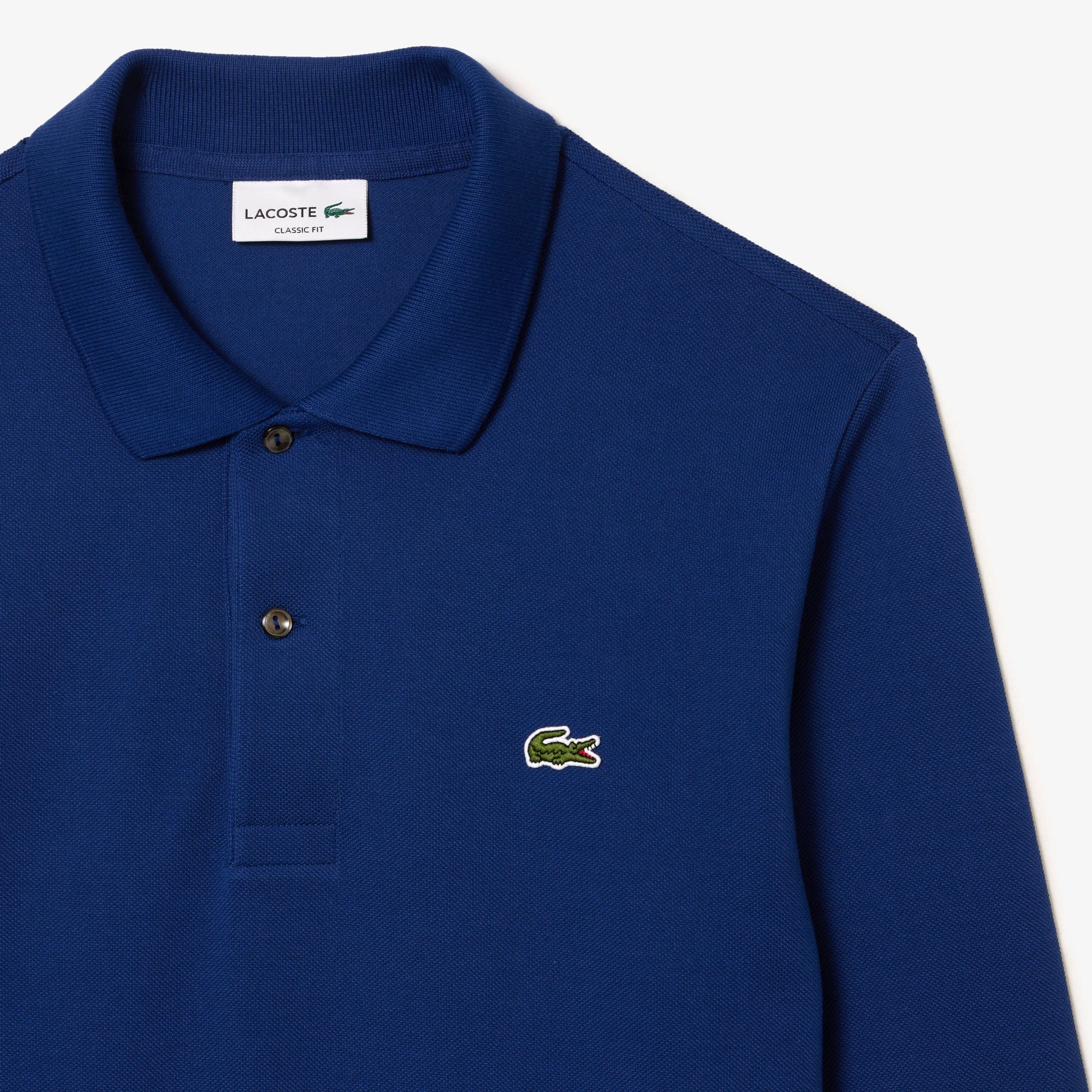 Lacoste Erkek Classic Fit Uzun Kollu L.12.12 Koyu Mavi Polo