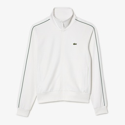 Lacoste Erkek Regular Fit Fermuarlı Beyaz Sweatshirt Beyaz