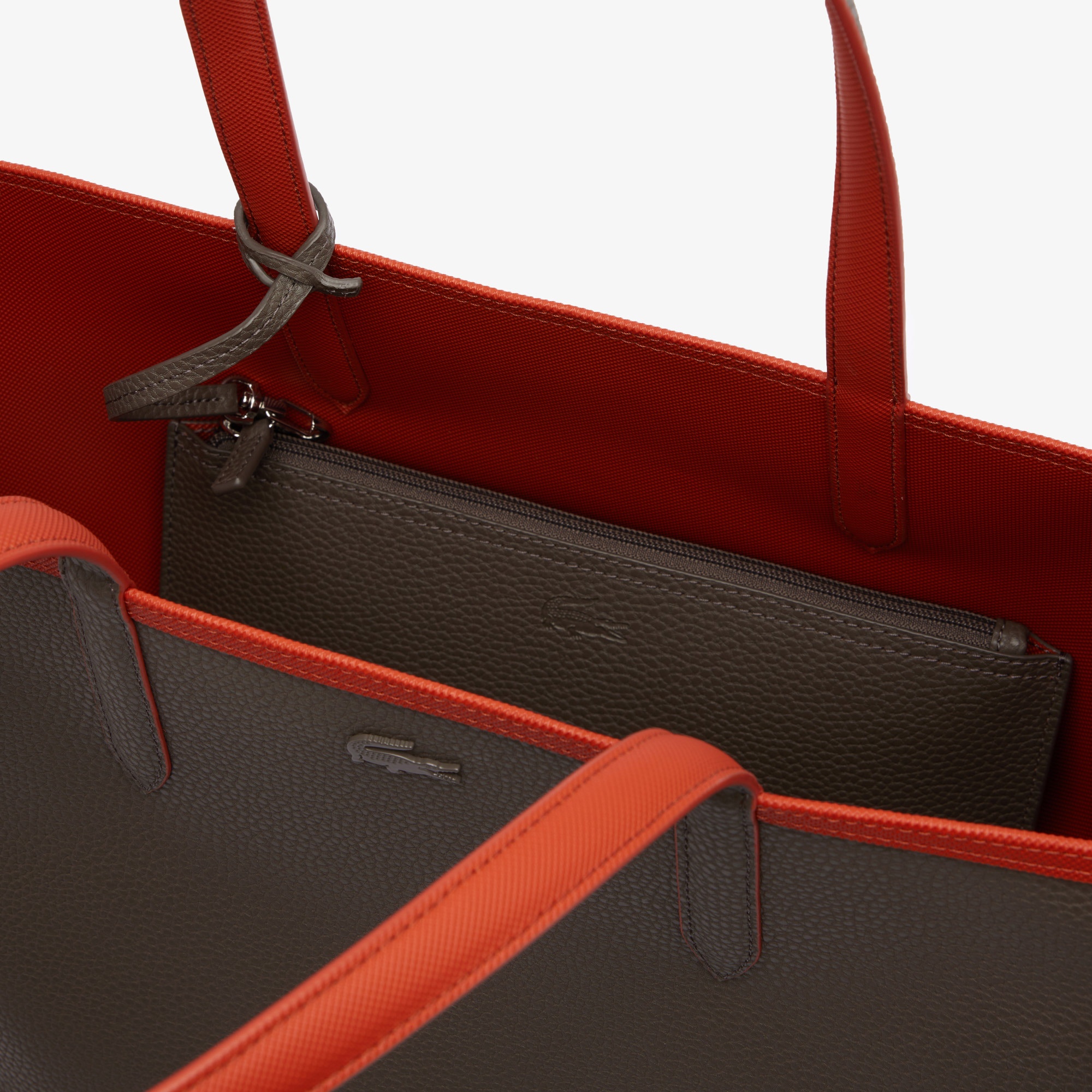 Lacoste Anna Kadın Çift Taraflı Bordo Omuz Çantası