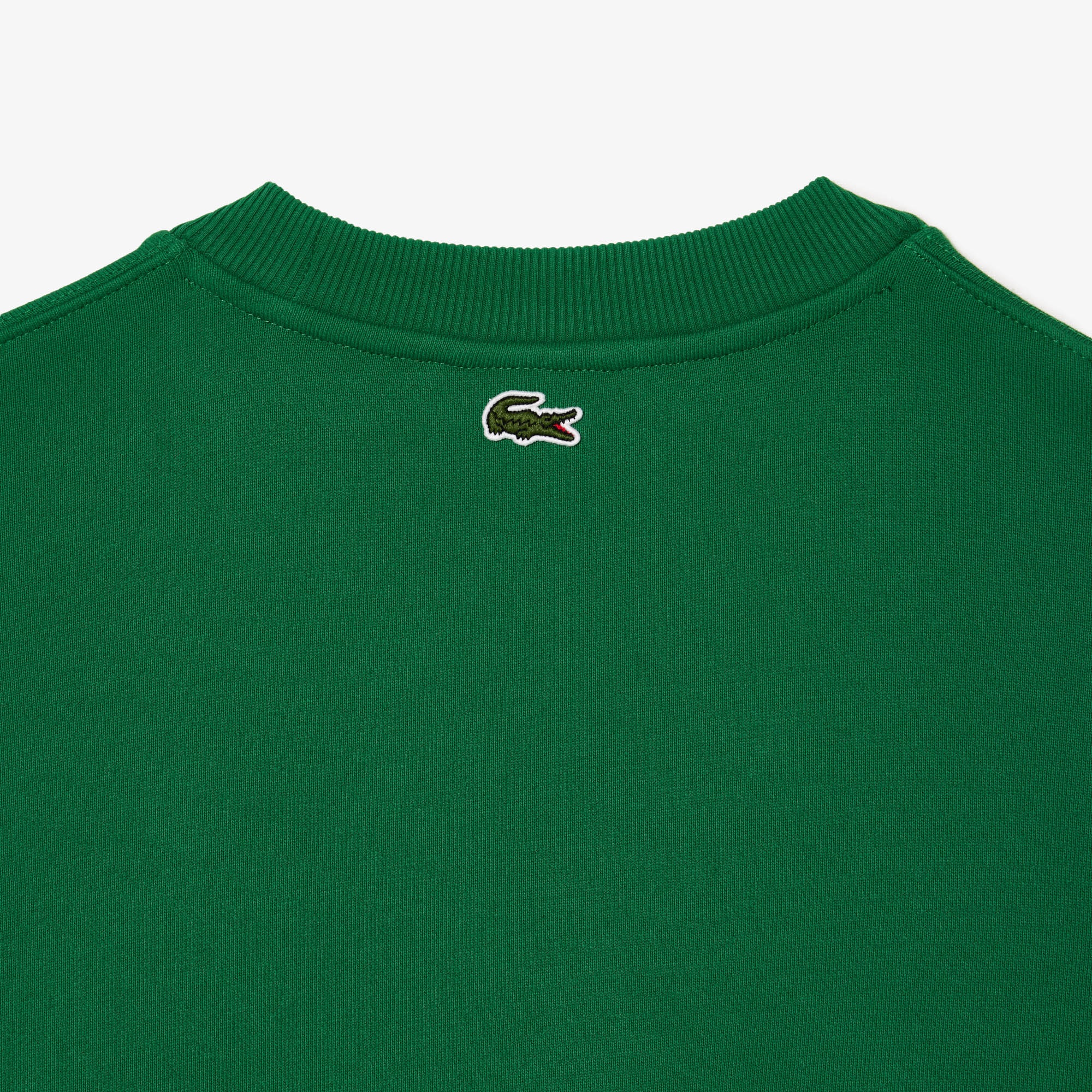 Lacoste Erkek Loose Fit Bisiklet Yaka Yeşil Sweatshirt