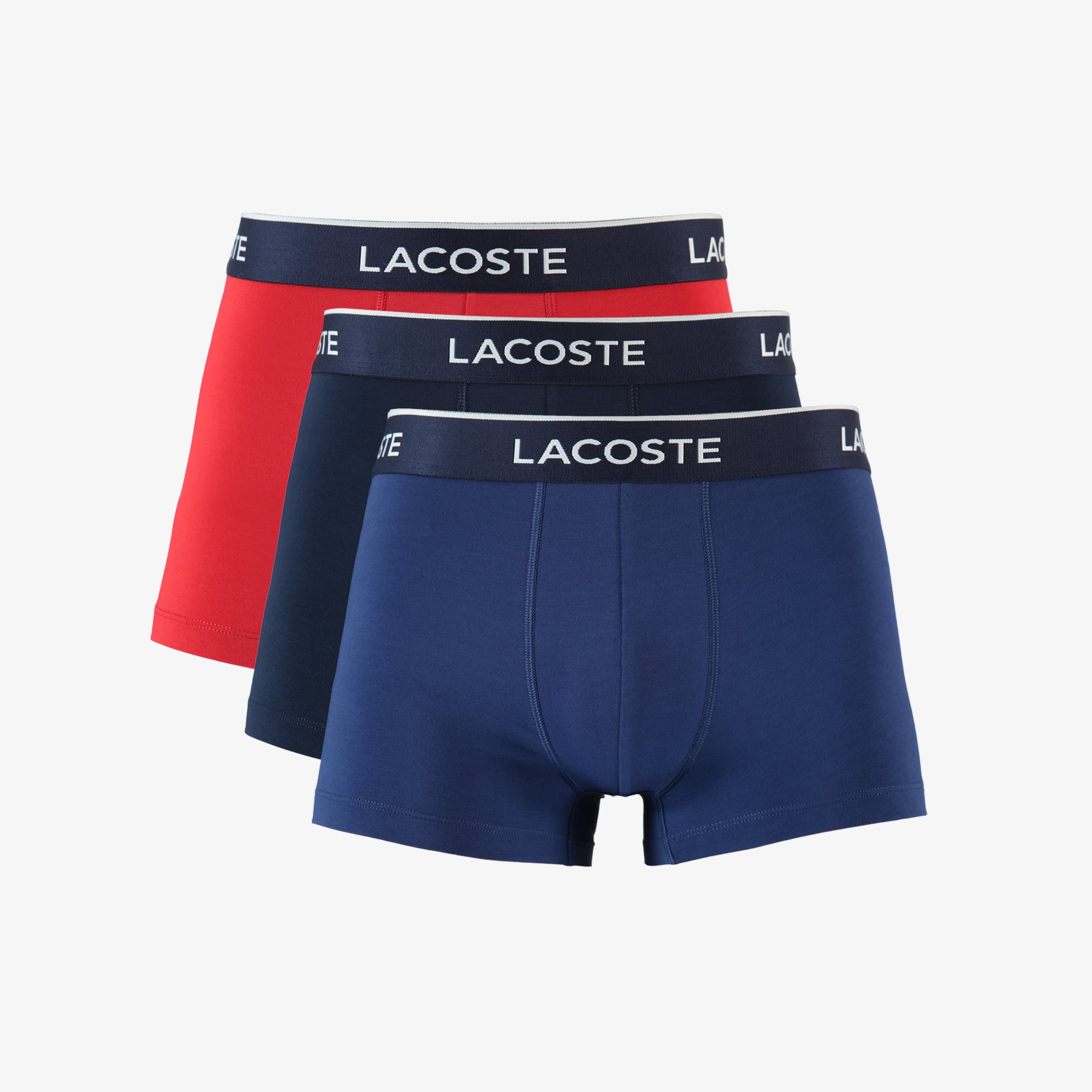 Lacoste Erkek 3'lü Renkli Boxer