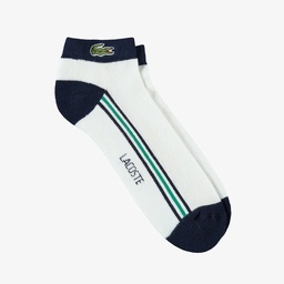 Lacoste Unisex Çizgili Beyaz Çorap Beyaz