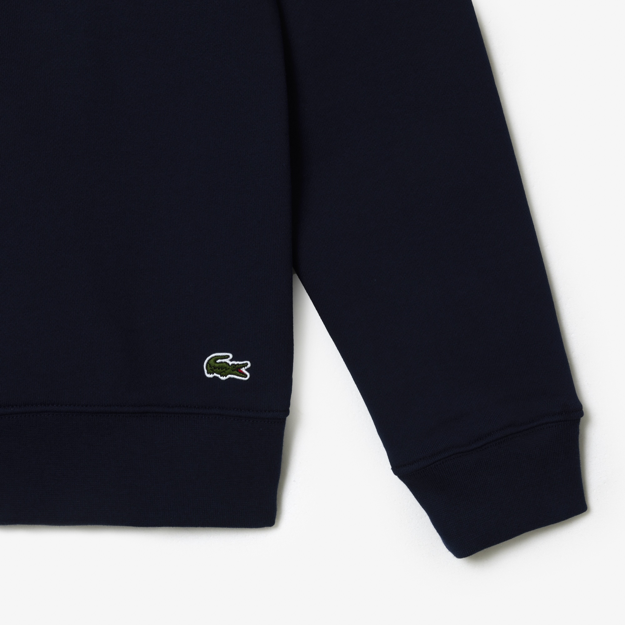 Lacoste Erkek Classic Fit Bisiklet Yaka Baskılı Lacivert Sweatshirt