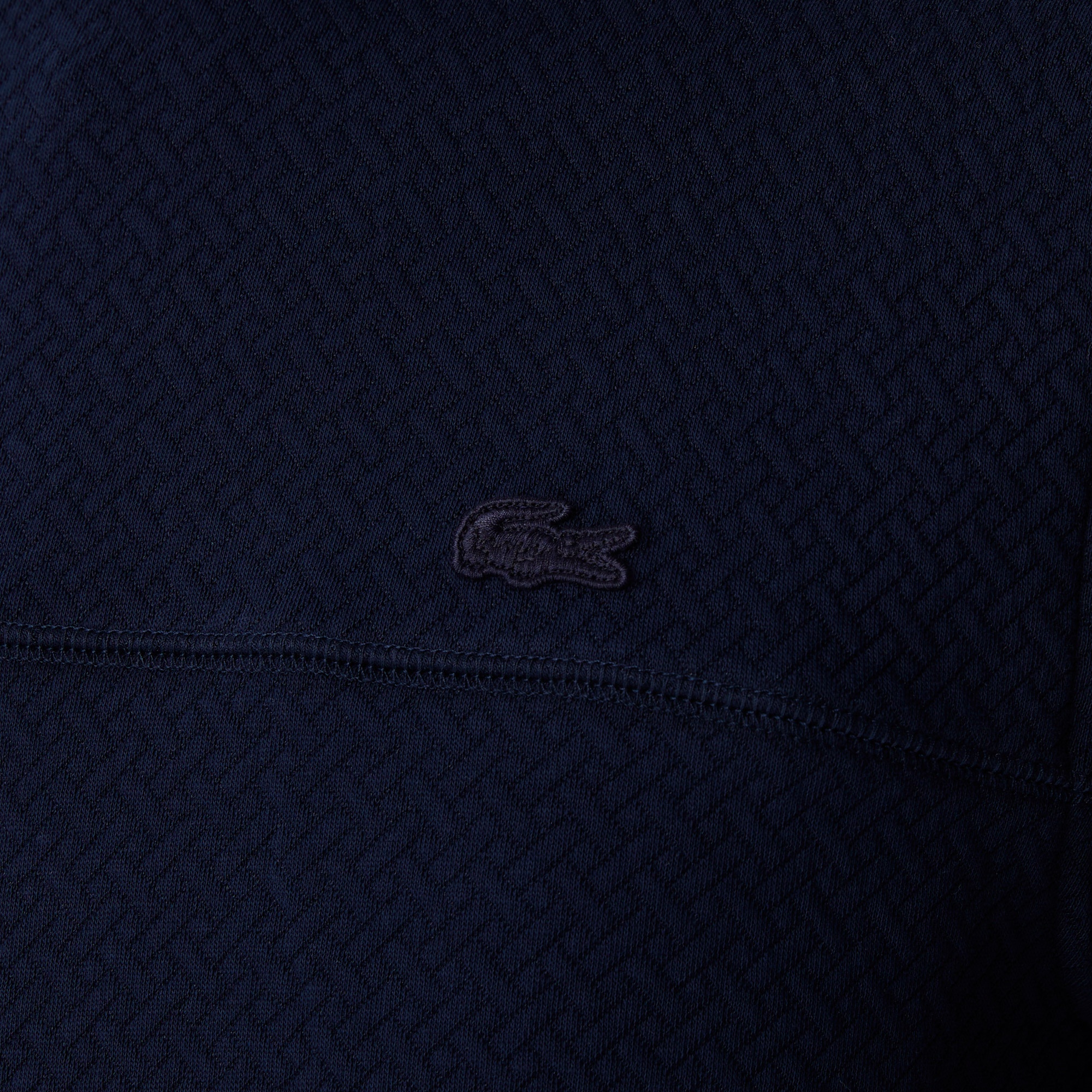 Lacoste Erkek Regular Fit Uzun Kollu Bisiklet Yaka Lacivert T-Shirt