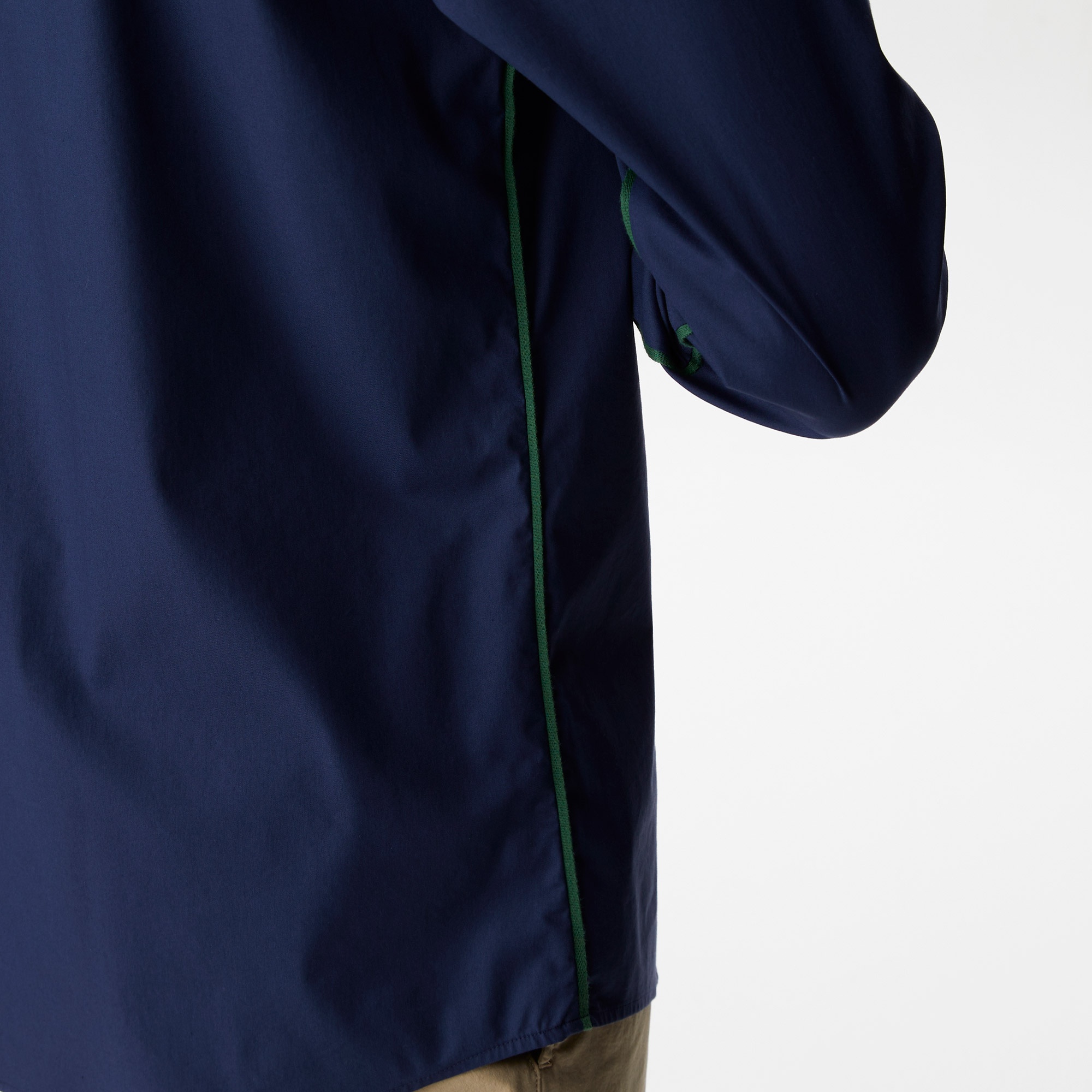 Lacoste Erkek Slim Fit Düğmeli Yaka Lacivert Gömlek