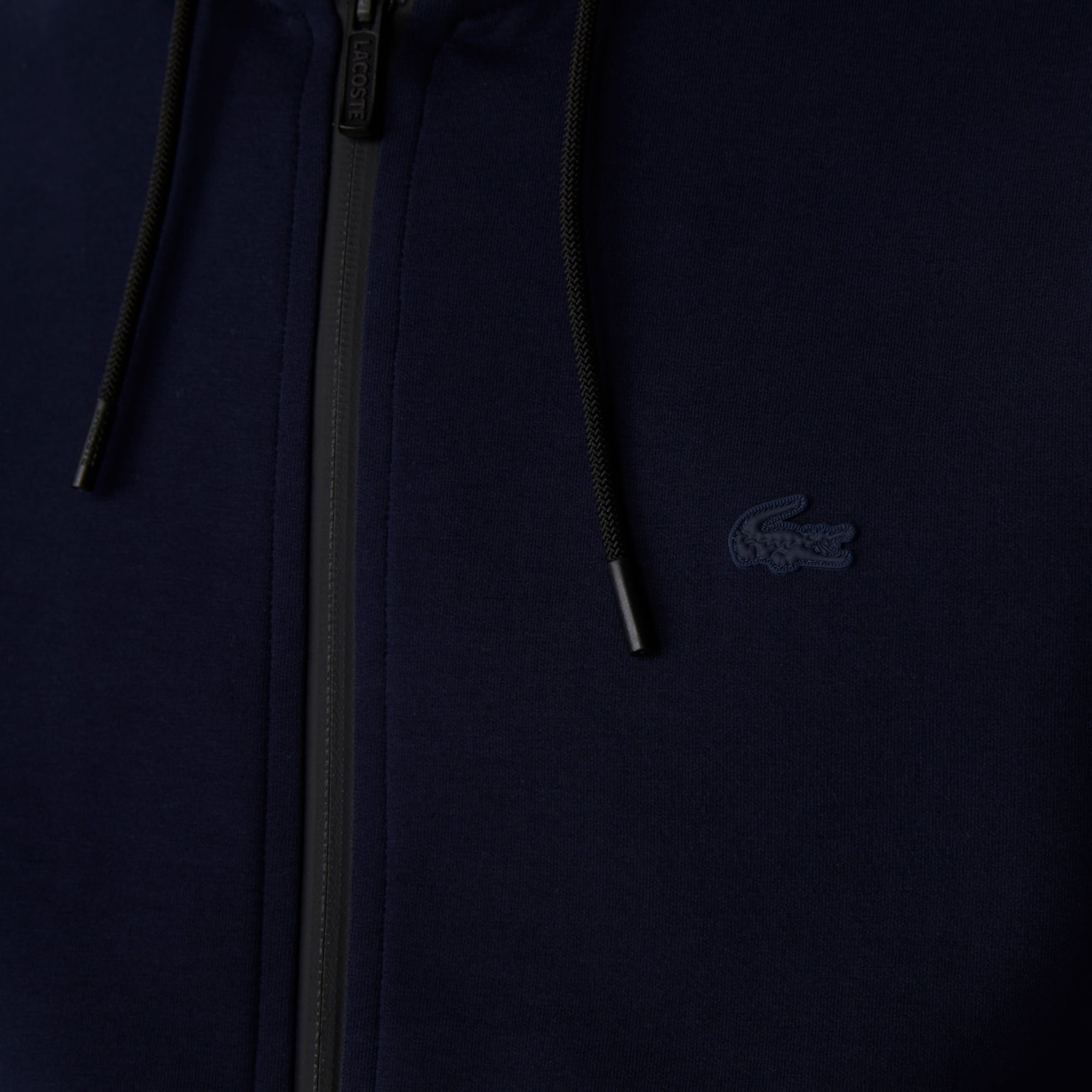 Lacoste Erkek Regular Fit Kapüşonlu Baskılı Lacivert Sweatshirt