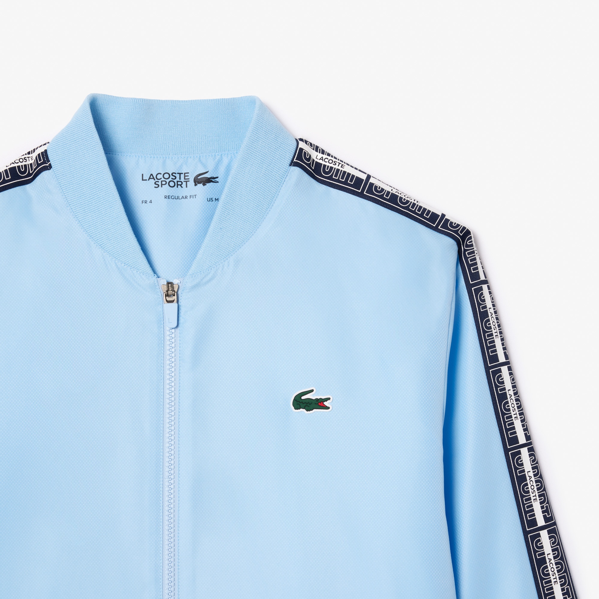 Lacoste SPORT Erkek Regular Fit Uzun Kollu Baskılı Mavi Eşofman Takımı