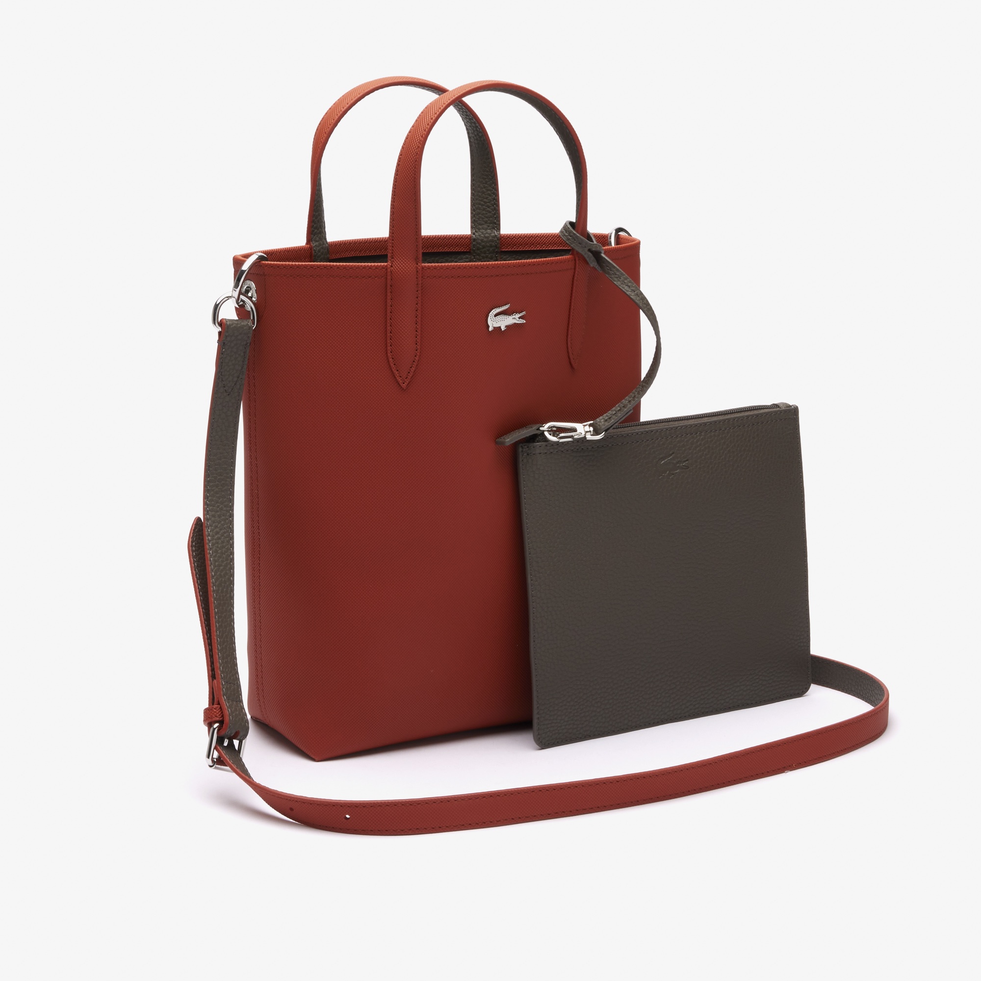 Lacoste Anna Kadın Çift Taraflı Lacivert Omuz Çantası