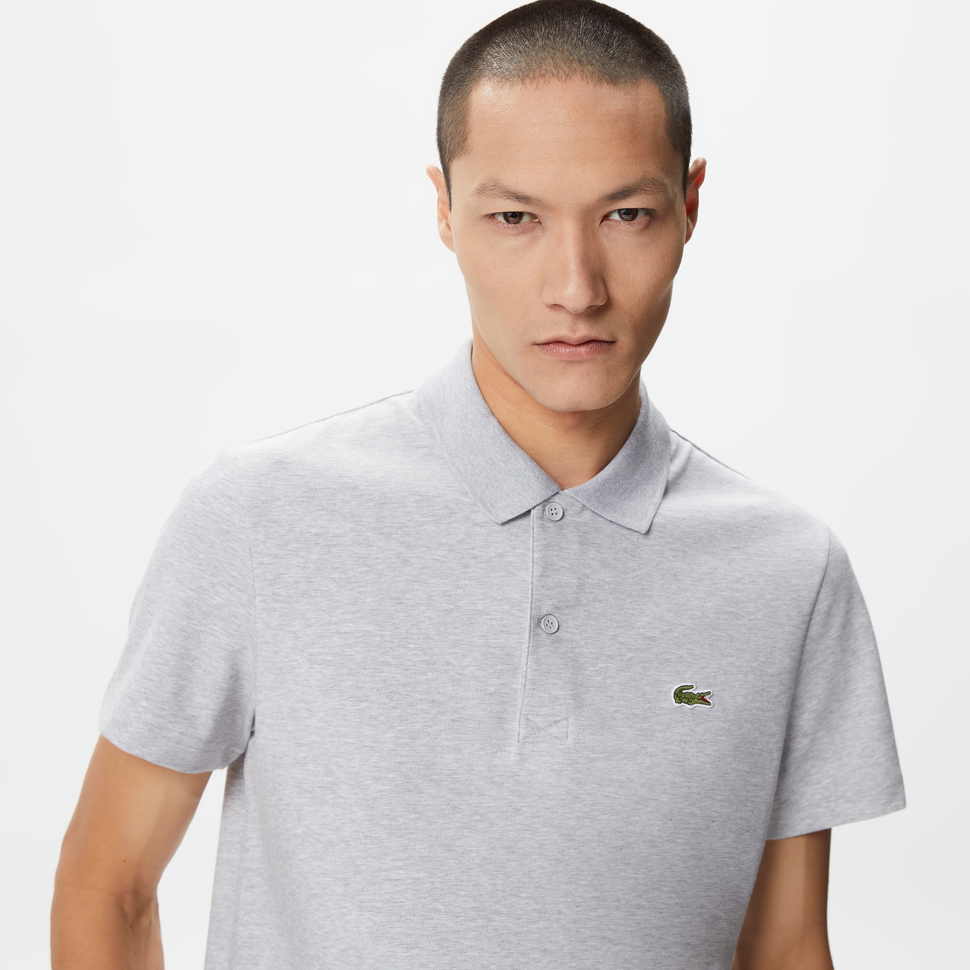 Lacoste Erkek Regular Fit Gri Polo