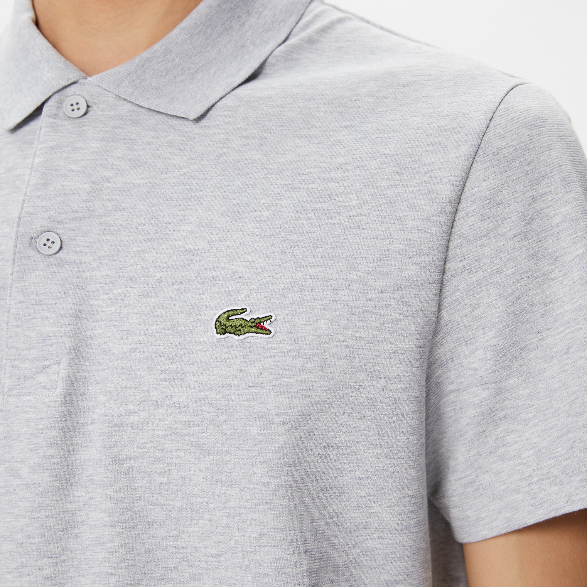Lacoste Erkek Regular Fit Gri Polo
