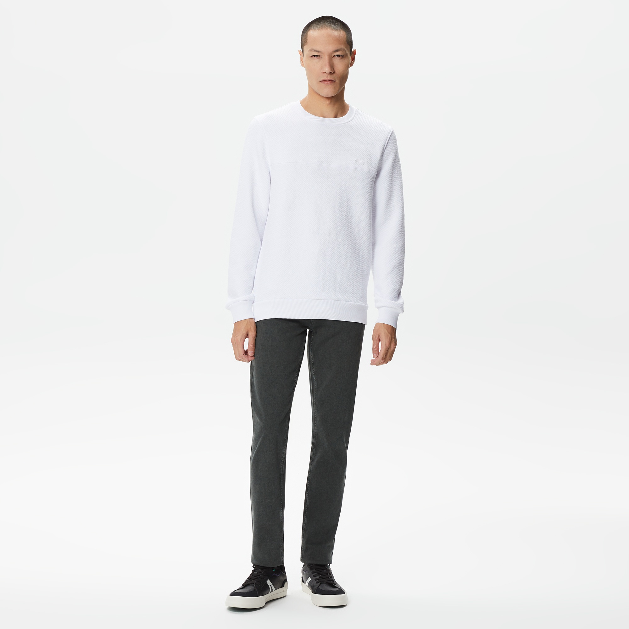 Lacoste Erkek Slim Fit Denim Yeşil Pantolon