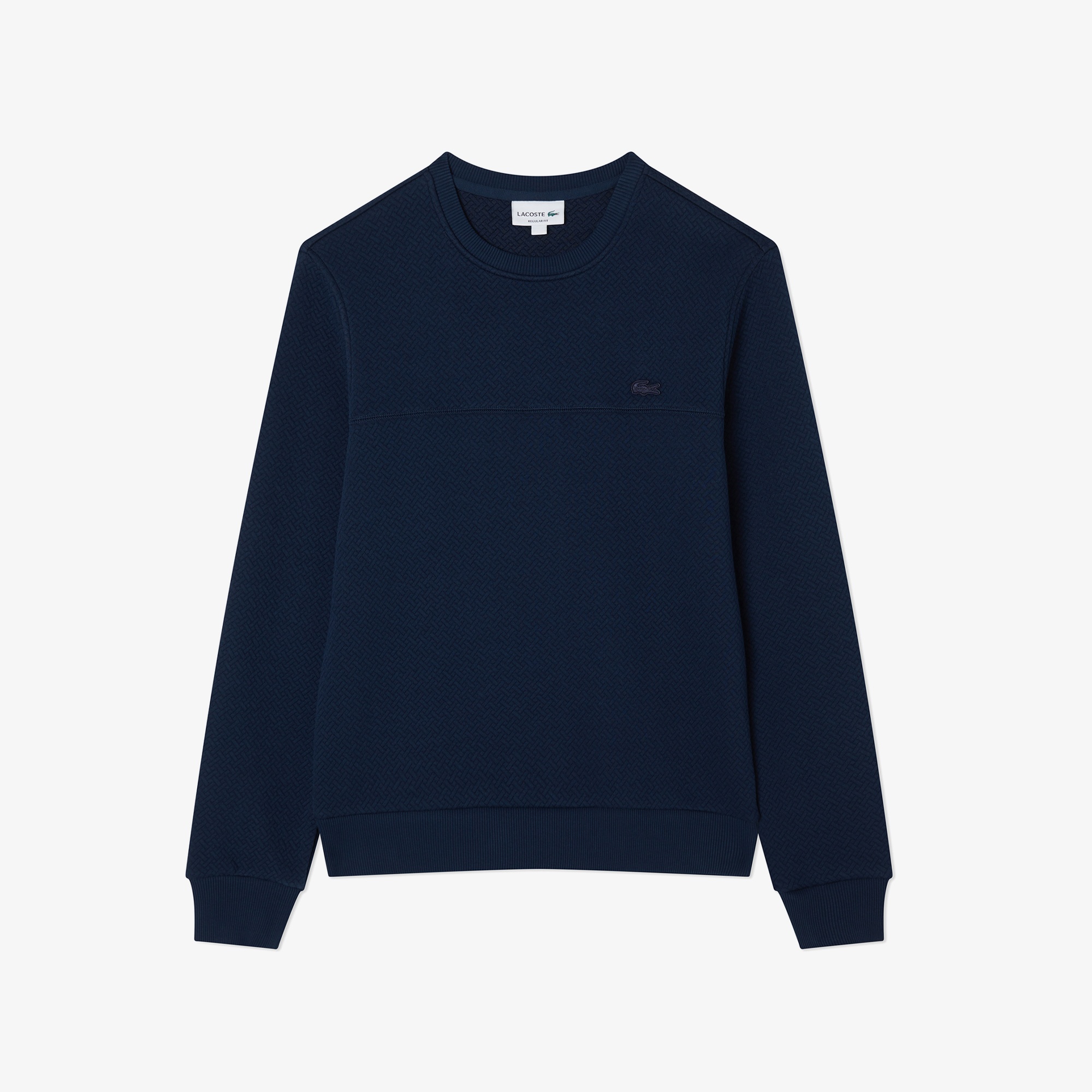 Lacoste Erkek Regular Fit Uzun Kollu Bisiklet Yaka Lacivert T-Shirt