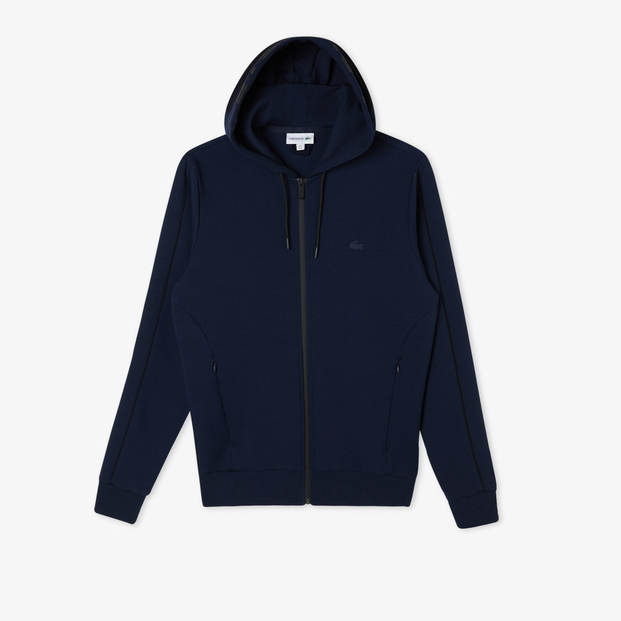 Lacoste Erkek Regular Fit Kapüşonlu Baskılı Lacivert Sweatshirt