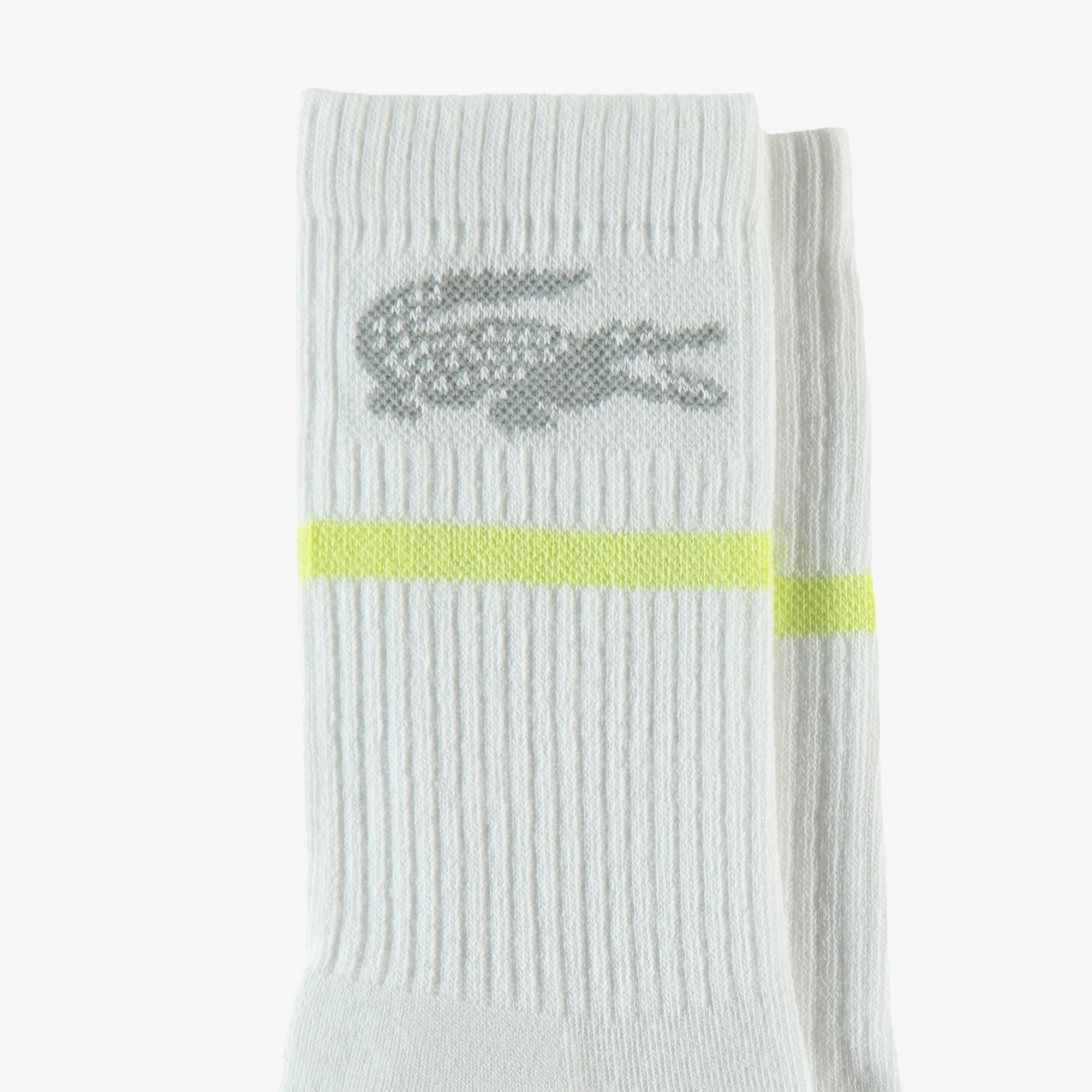 Lacoste Çocuk Baskılı Beyaz Çorap