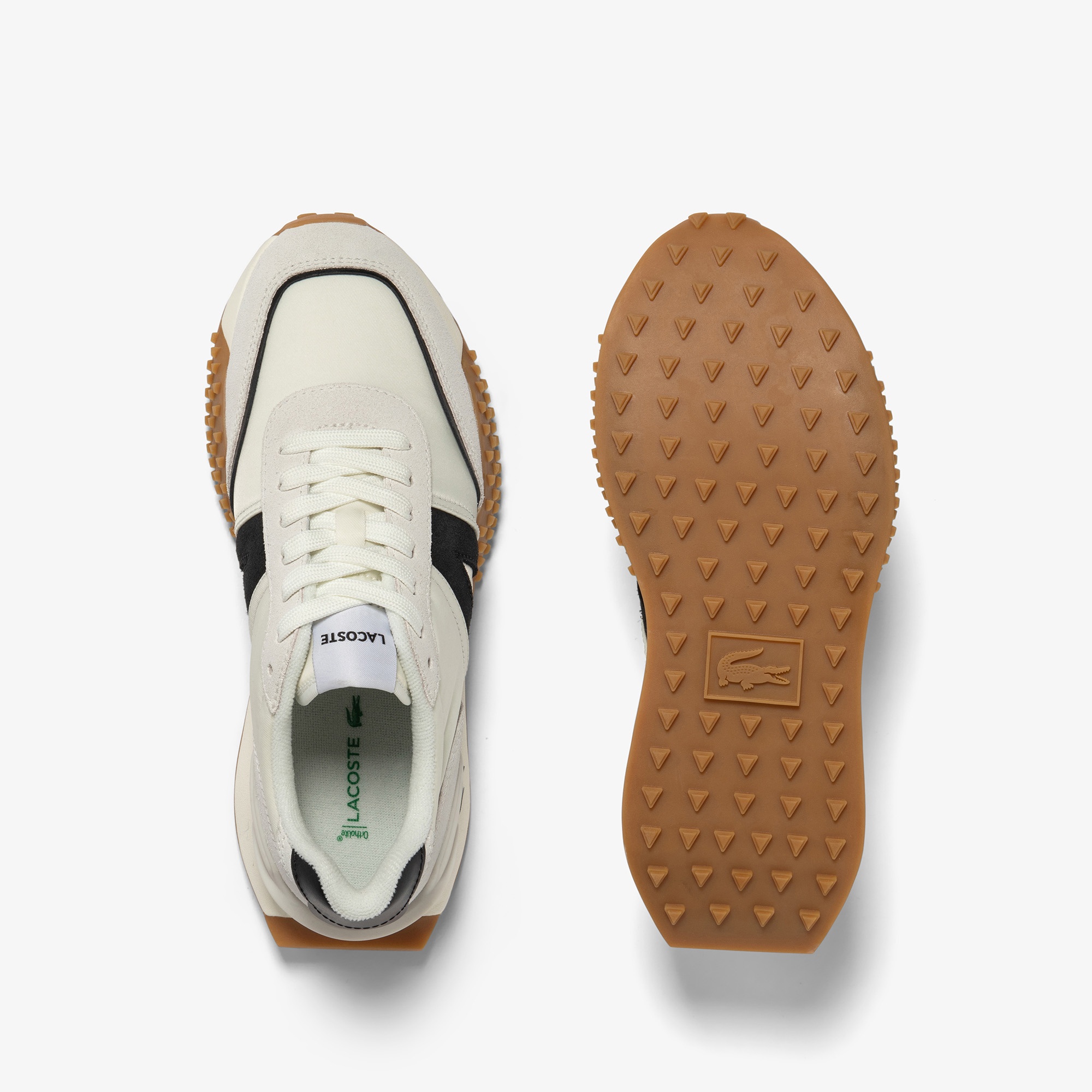 Lacoste L-Spin Deluxe Kadın Bej Sneaker