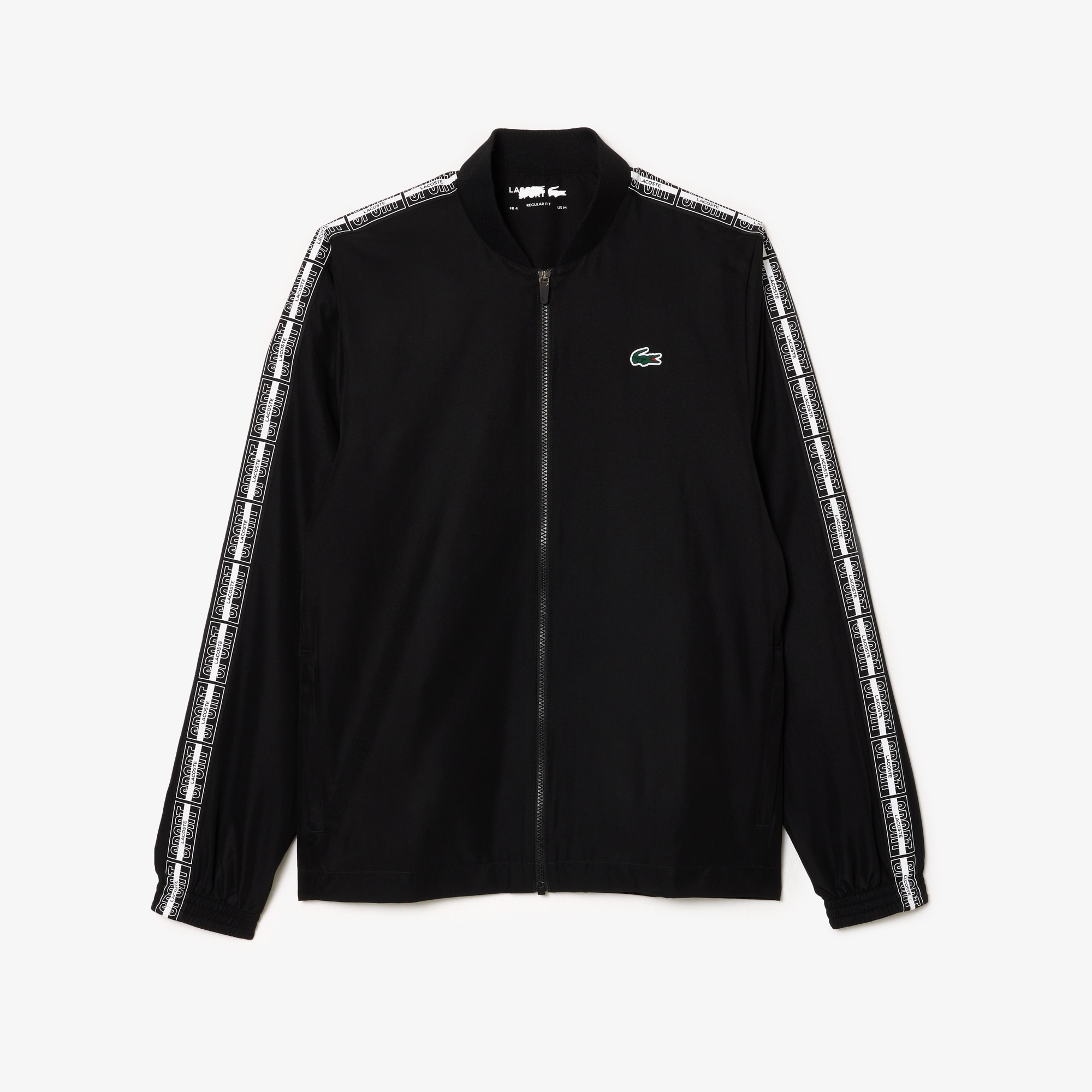 Lacoste SPORT Erkek Regular Fit Uzun Kollu Baskılı Siyah Eşofman Takımı