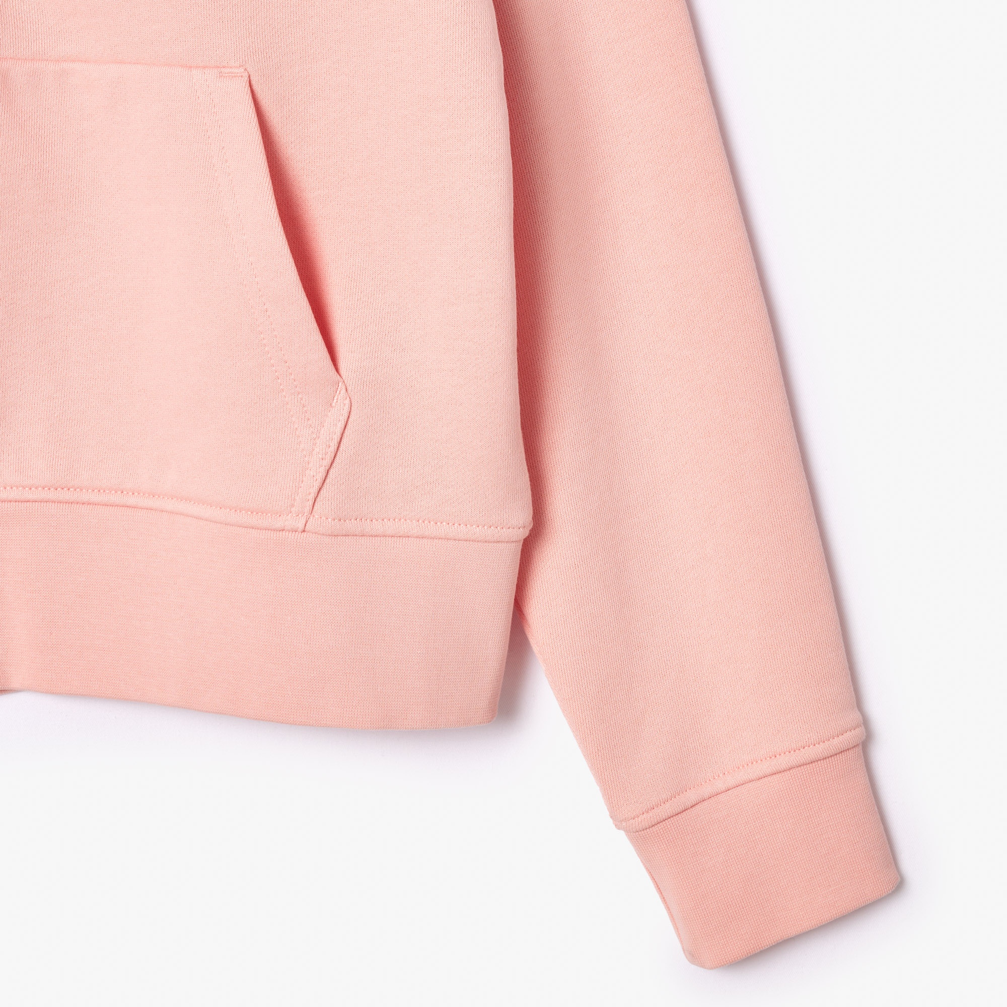 Lacoste Kadın Regular Fit Kapüşonlu Pembe Sweatshirt