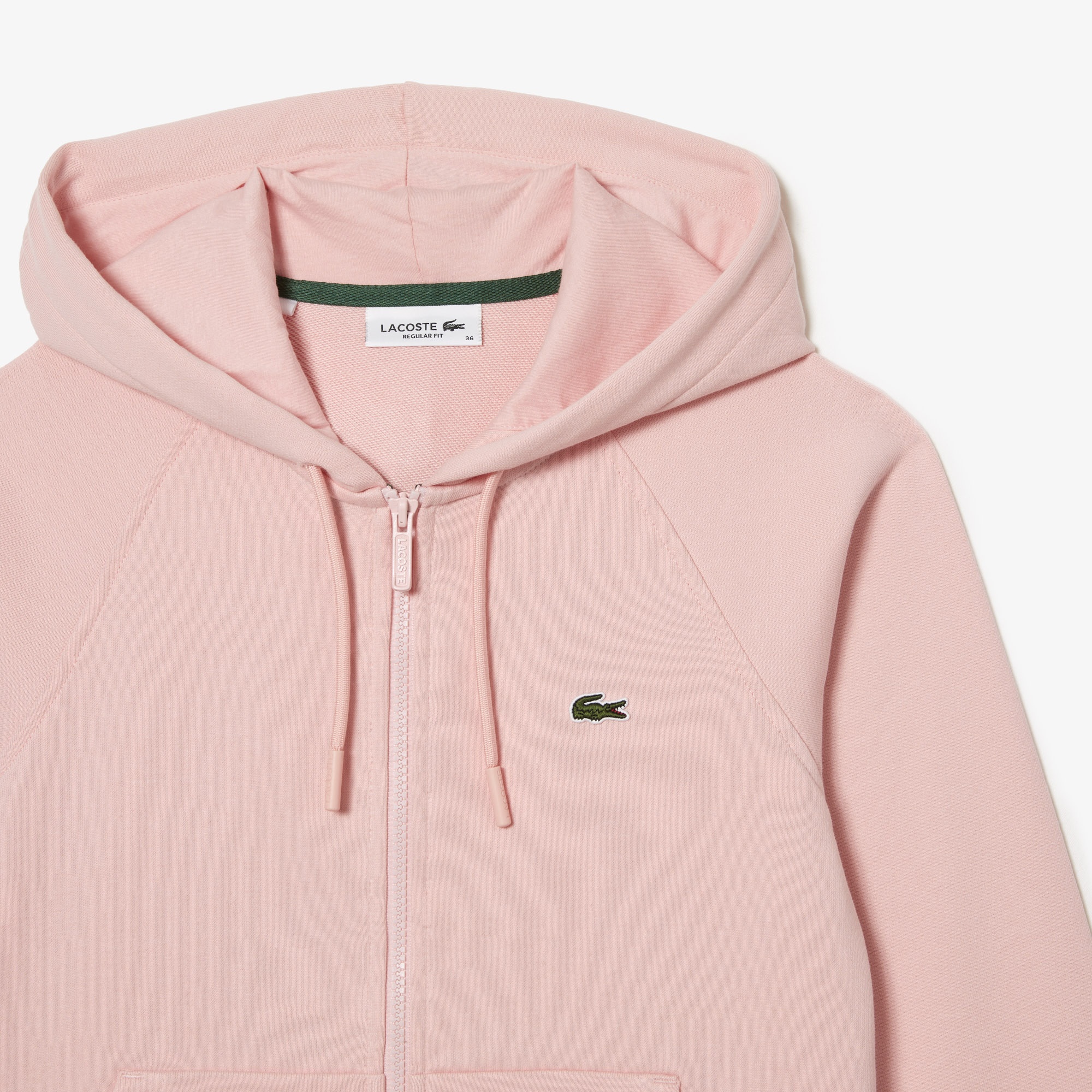 Lacoste Kadın Regular Fit Kapüşonlu Pembe Sweatshirt