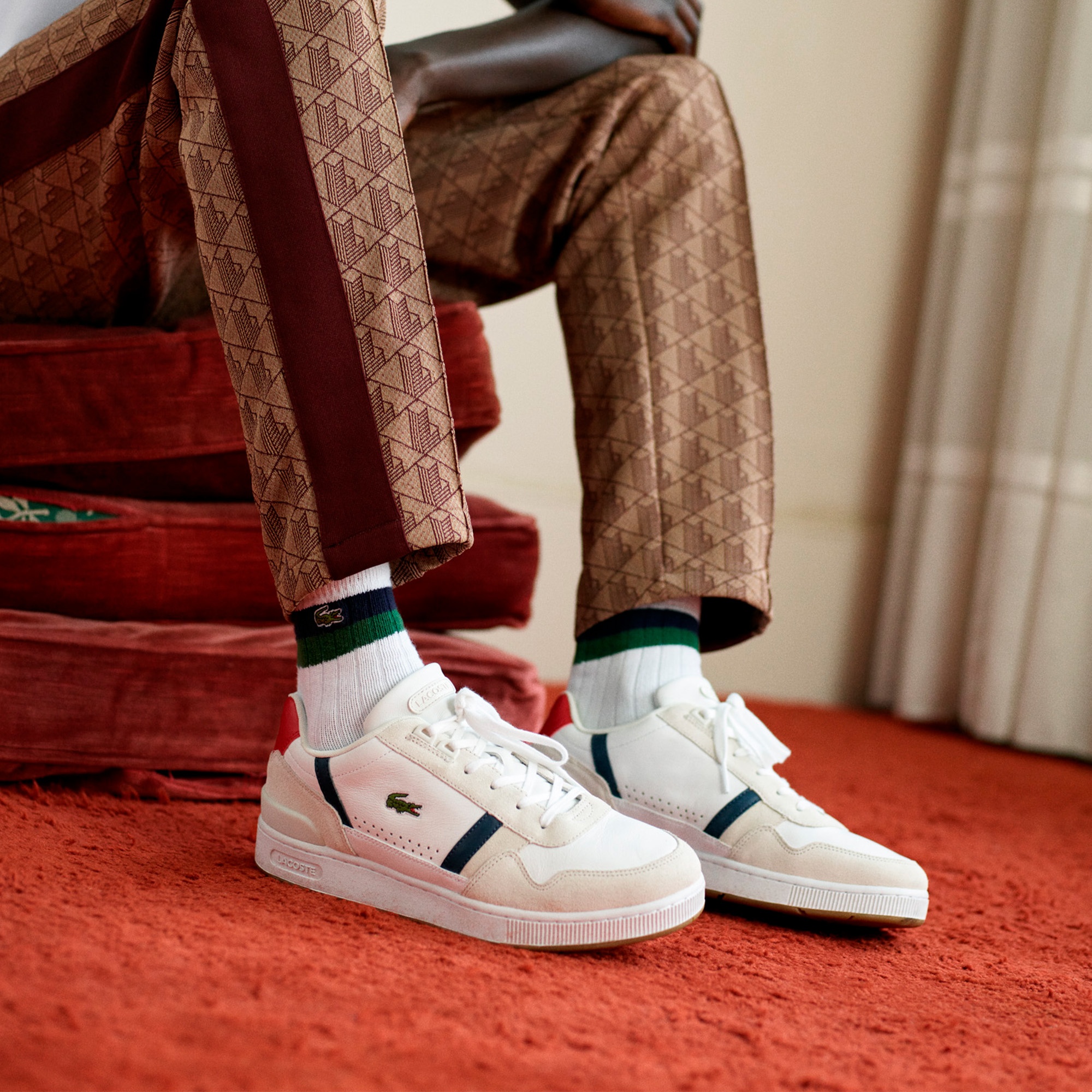 Lacoste SPORT T-Clip Erkek Beyaz Sneaker