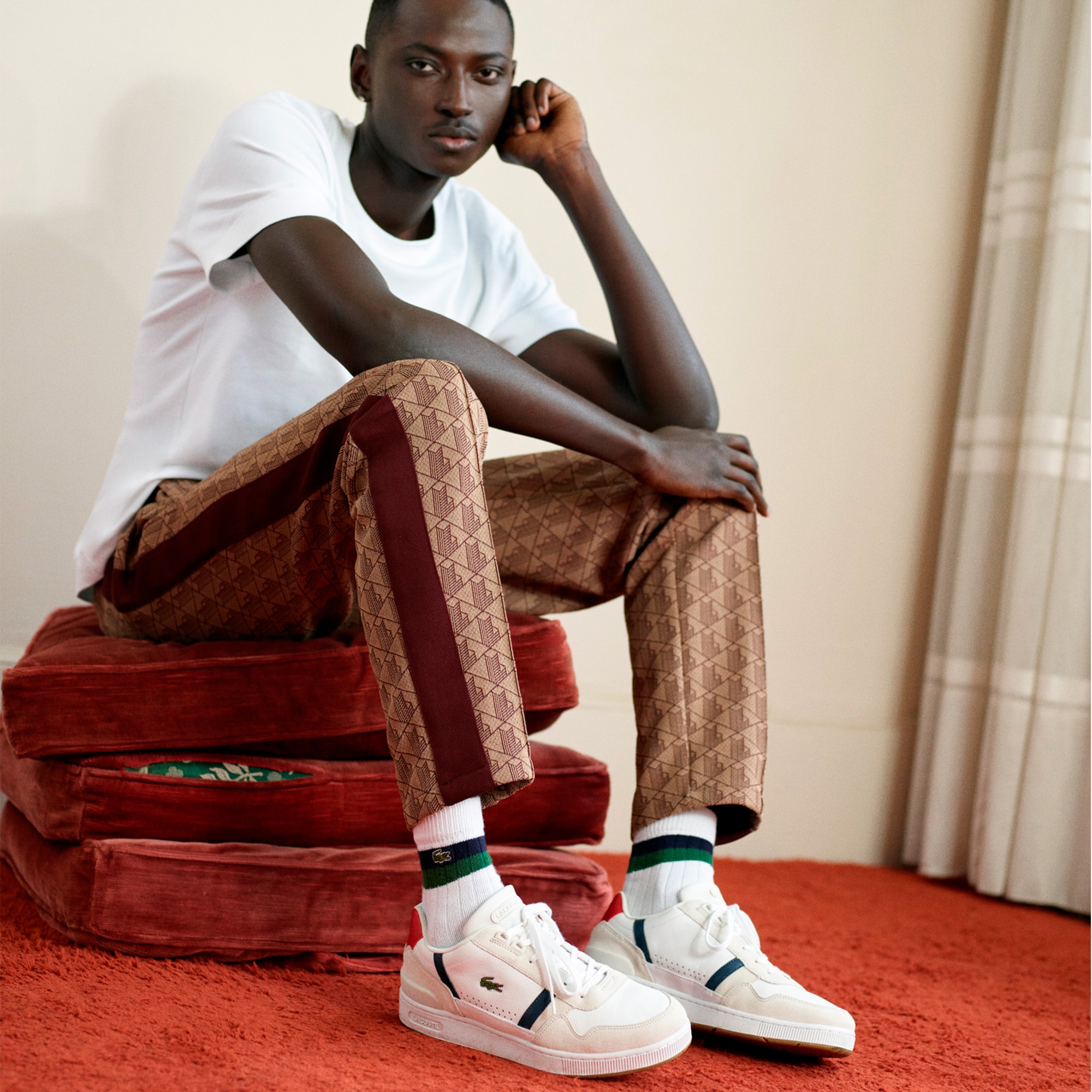 Lacoste SPORT T-Clip Erkek Beyaz Sneaker