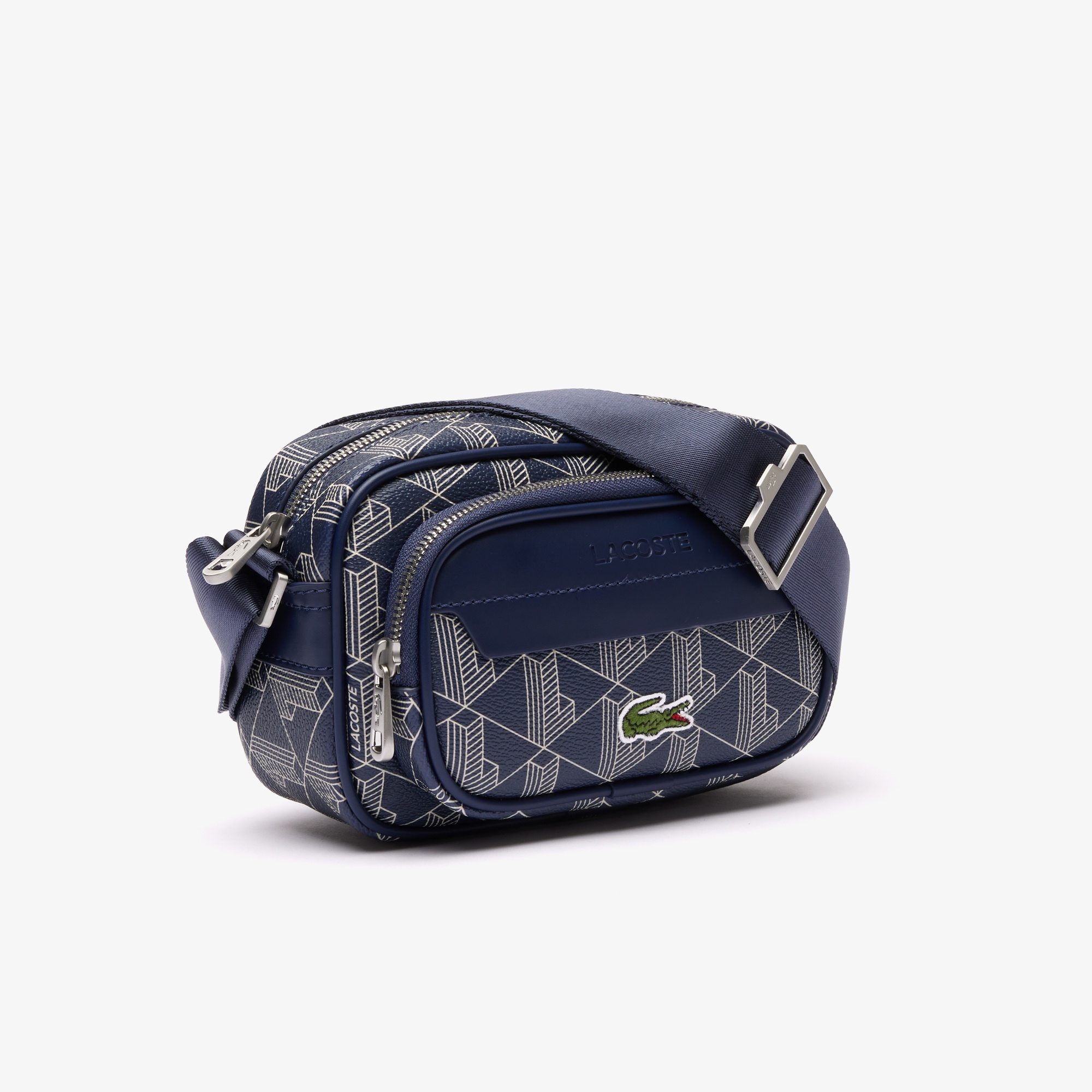 Lacoste The Blend Erkek Monogram Lacivert Postacı Çantası