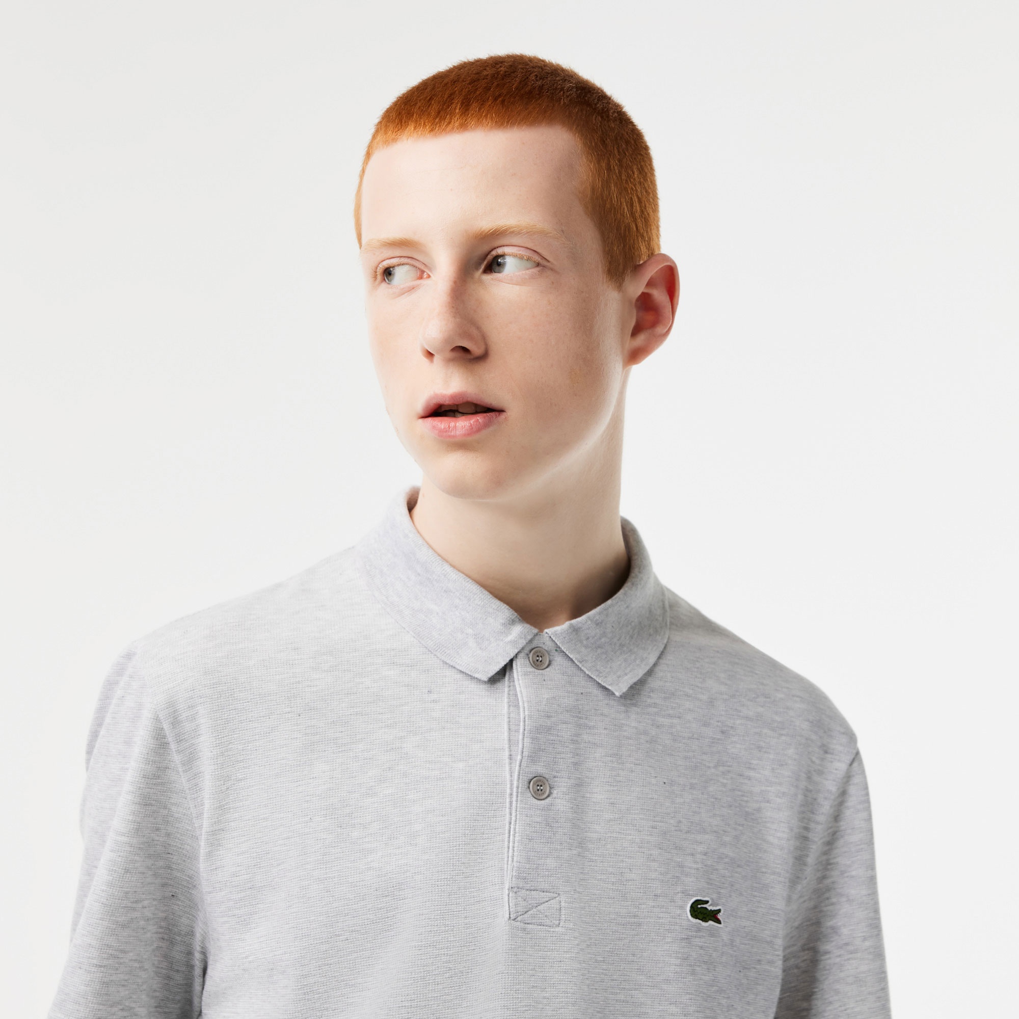 Lacoste Erkek Regular Fit Gri Polo