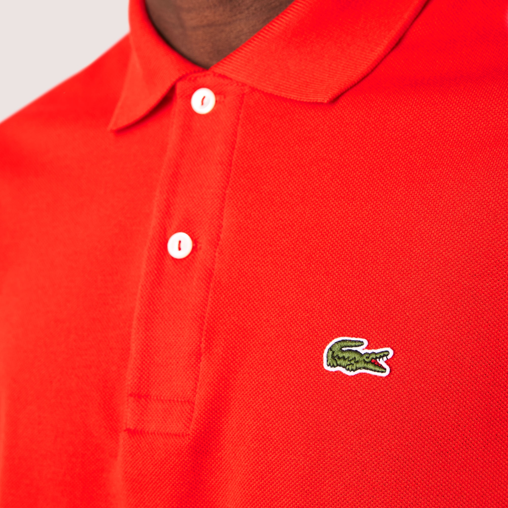 Lacoste Erkek Classic Fit L1212 Kırmızı Polo