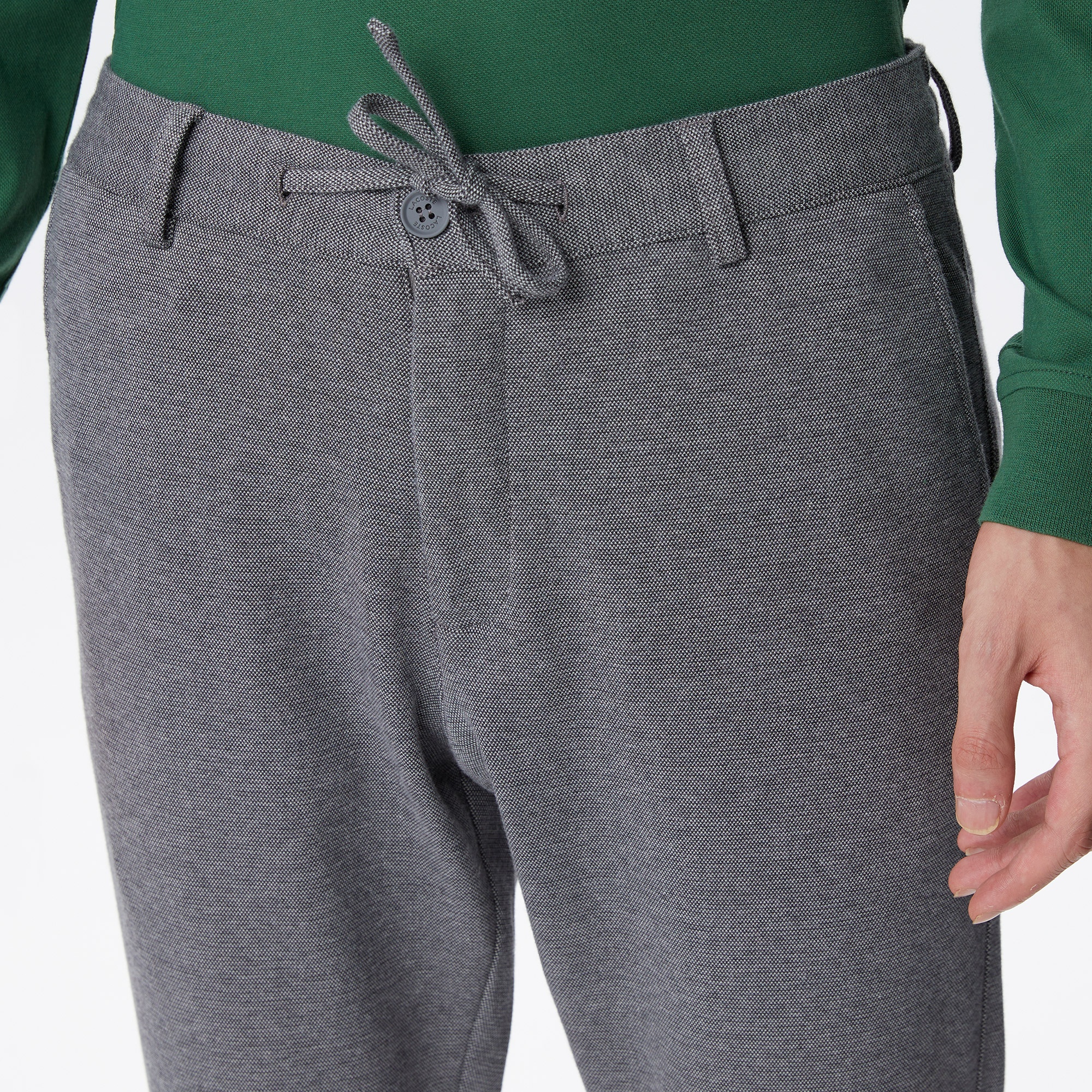 Lacoste Erkek Slim Fit Gri Pantolon