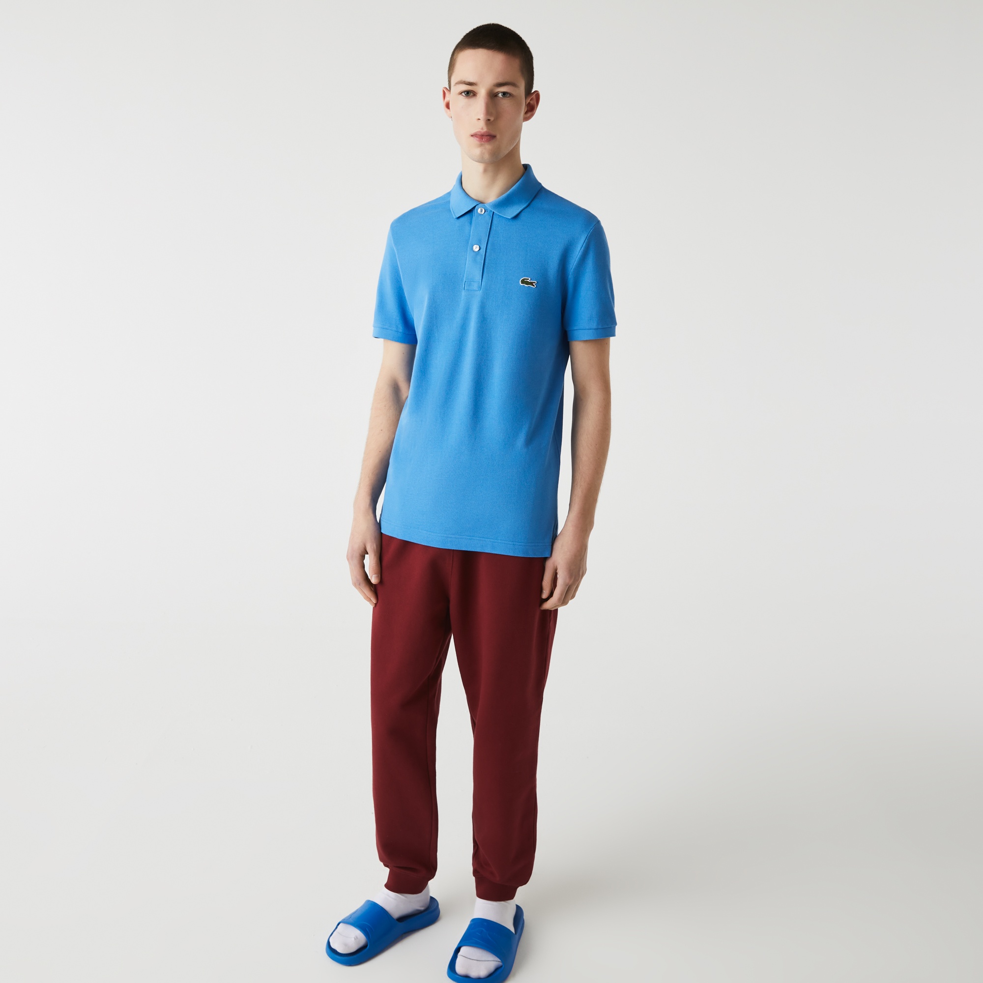 Lacoste Erkek Slim Fit Mavi Polo