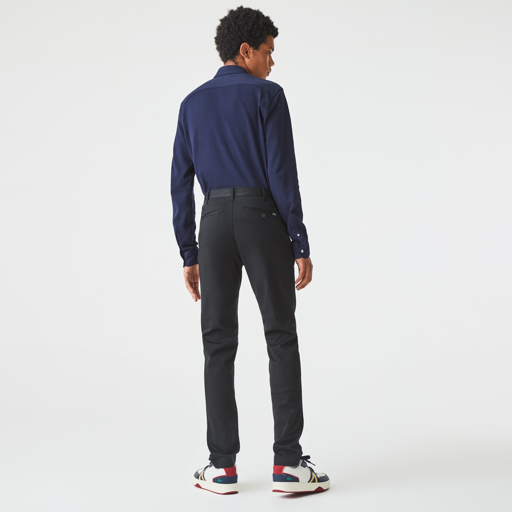 Lacoste Erkek Slim Fit Siyah Pantolon
