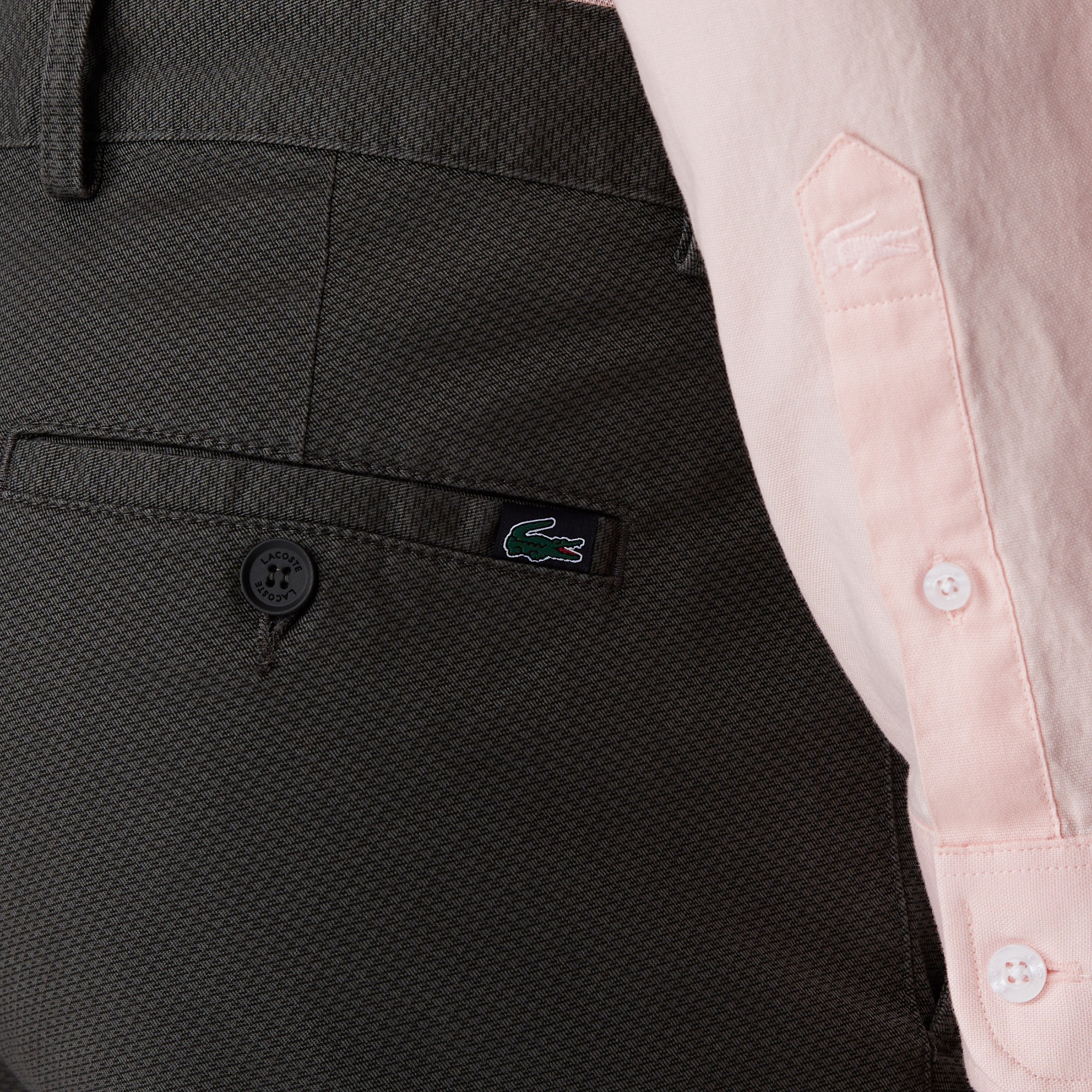 Lacoste Erkek Slim Fit Siyah Pantolon