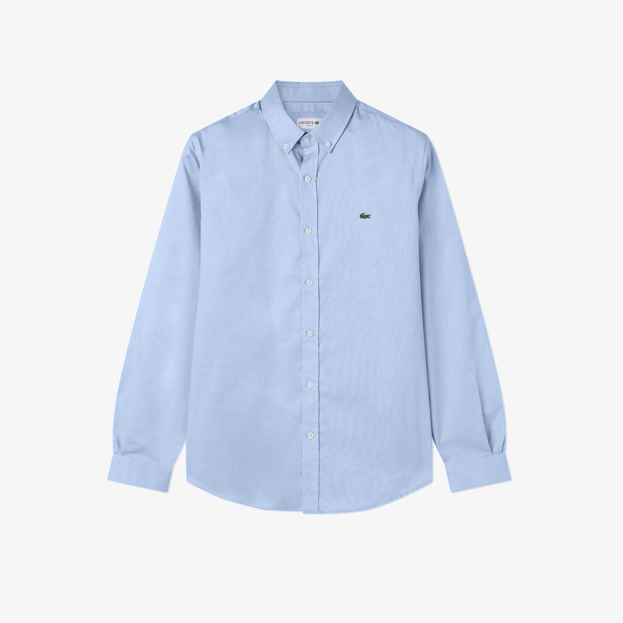 Lacoste Erkek Slim Fit Düğmeli Yaka Mavi Gömlek
